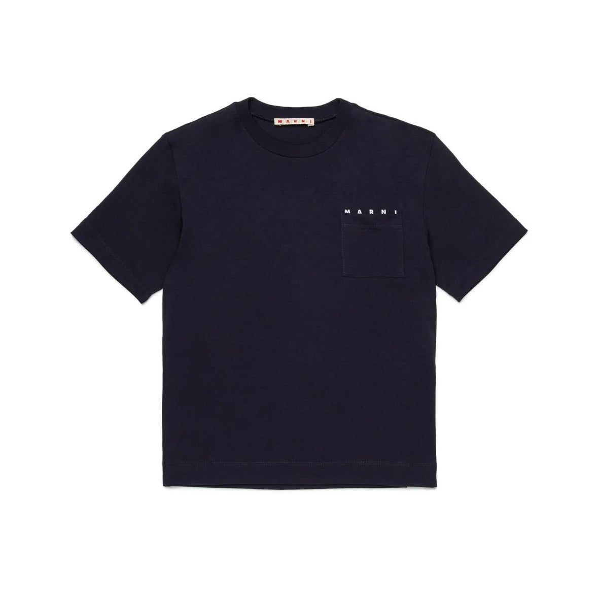 Boys & Girls Navy Logo Cotton T-Shirt