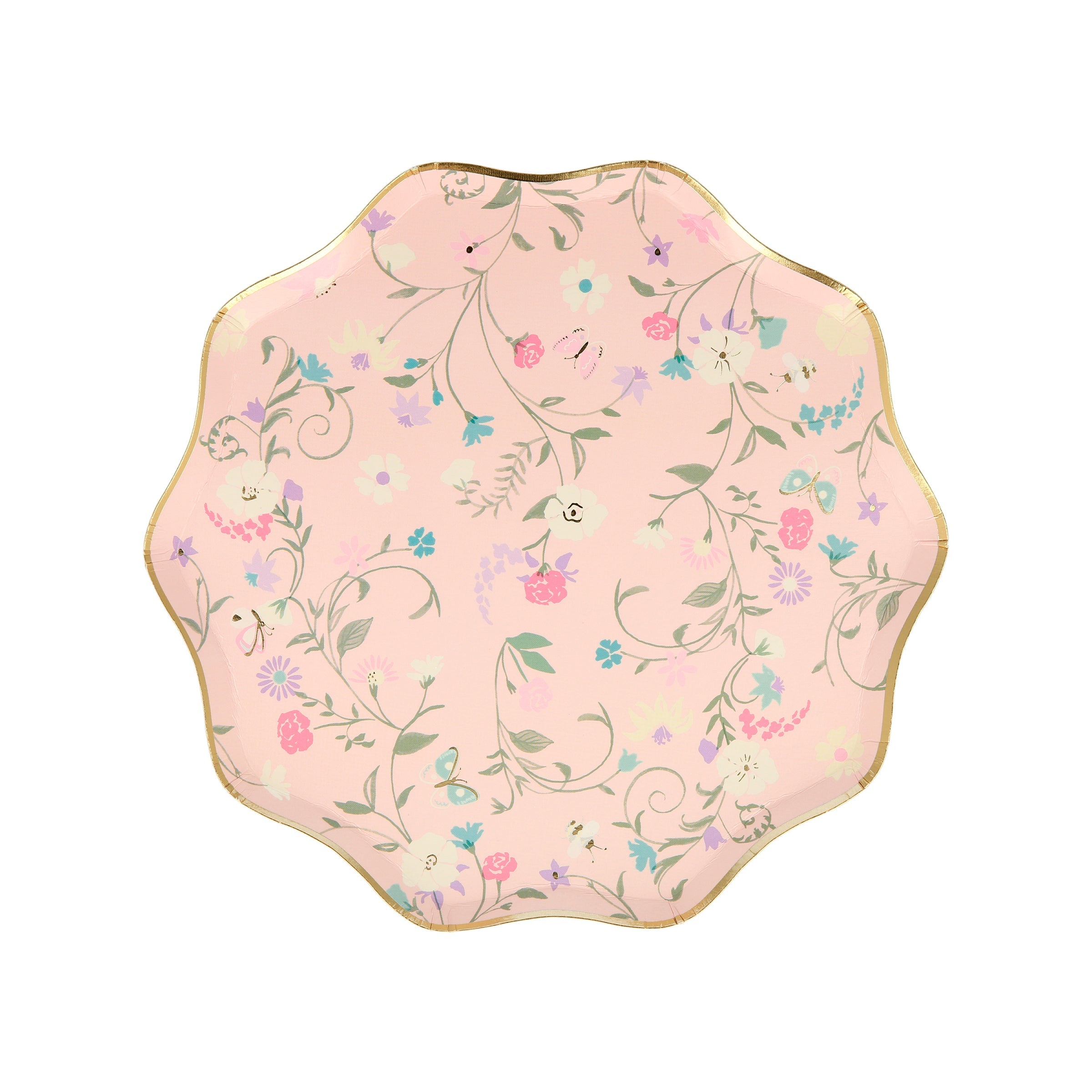 Small Flower Plates(8 Pack)