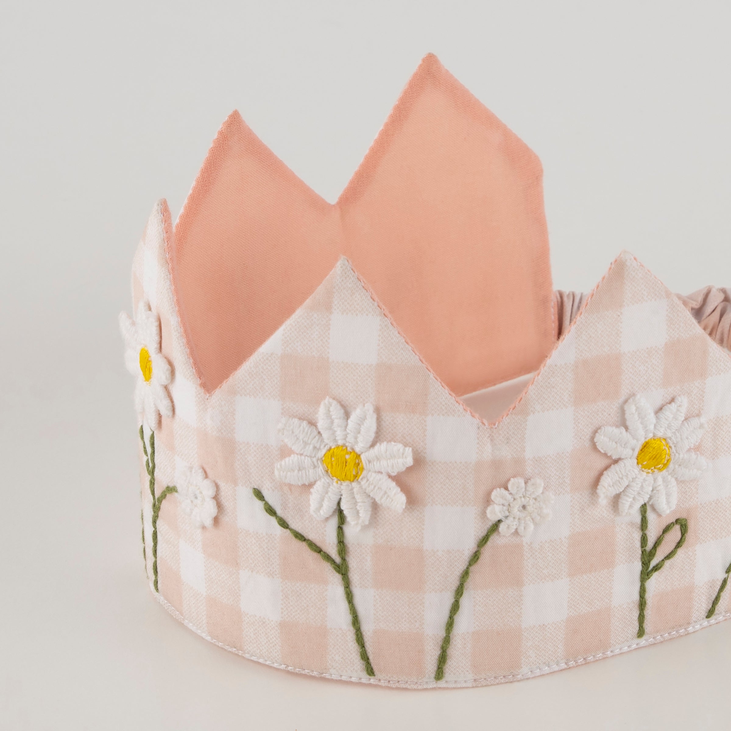 Couronne à carreaux vichy