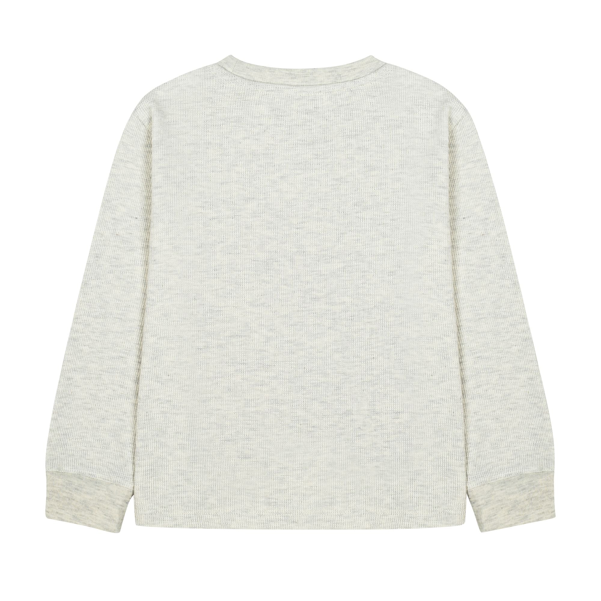 Boys & Girls Oatmeal Printed Cotton T-Shirt