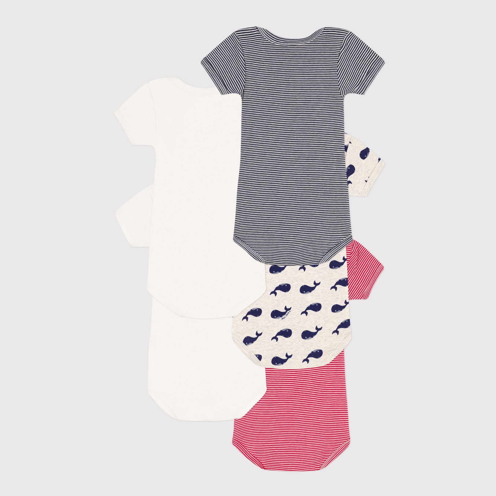 Baby Boys & Girls Multicolor Cotton Babysuit Set(5 Pack)