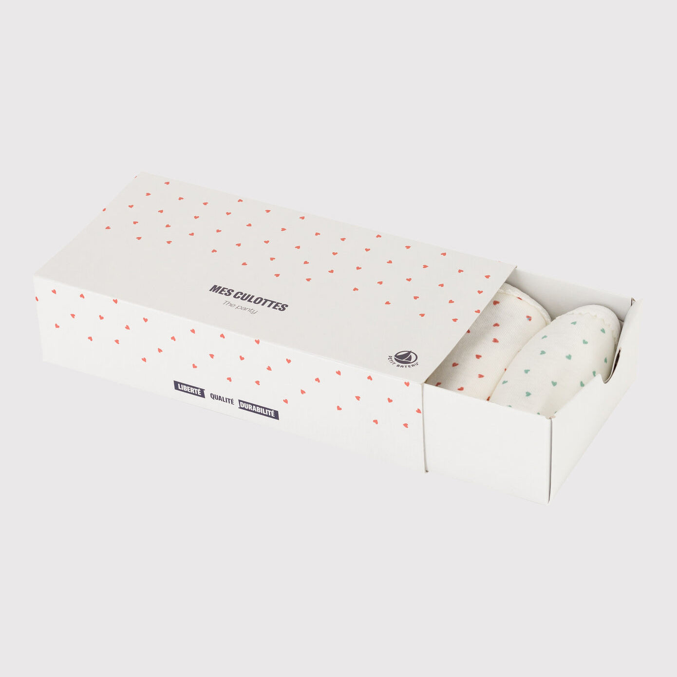 Ensemble de sous-vêtements en coton blanc pour filles (lot de 5)
