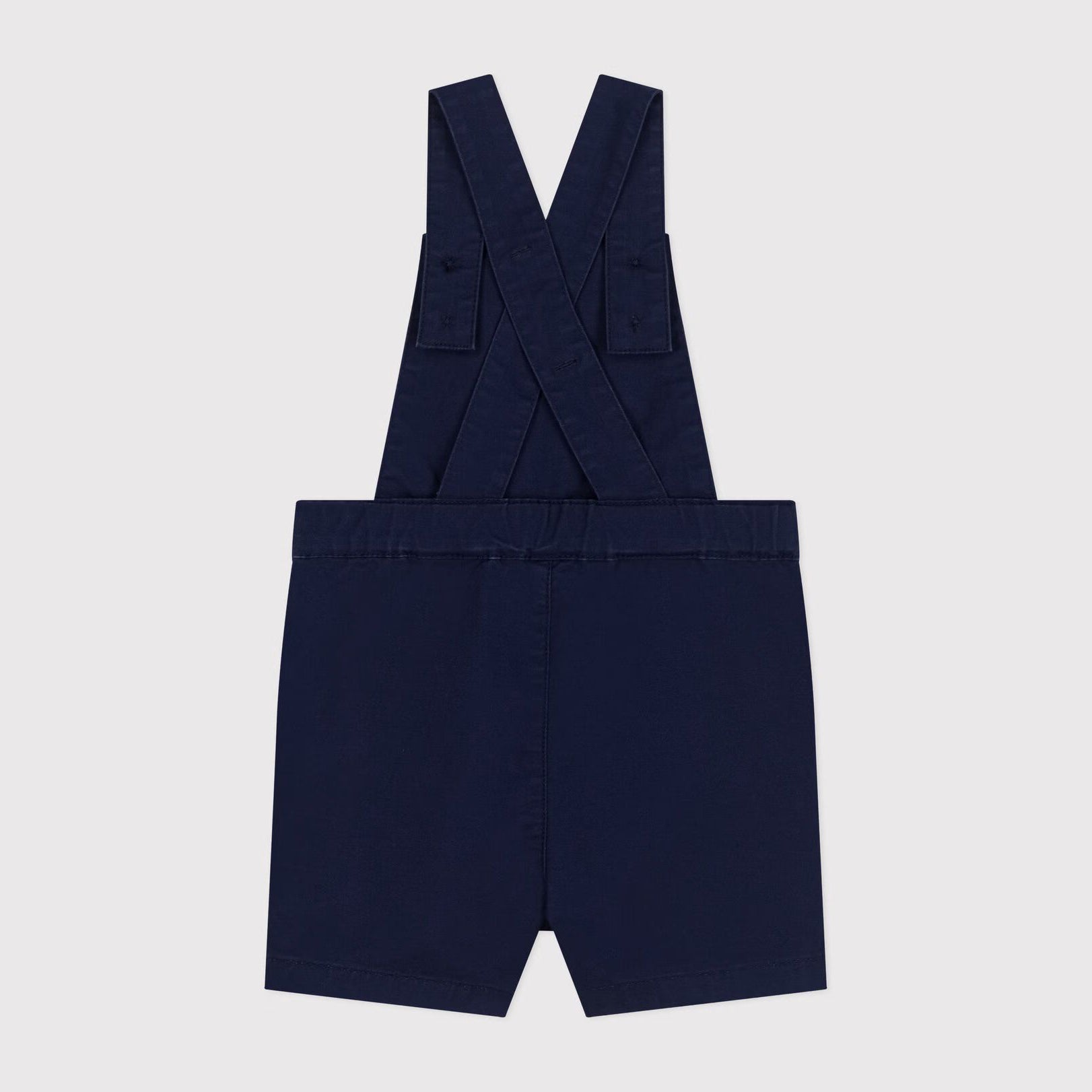 Baby Girls & Boys Blue Navy Cotton Jumpsuit