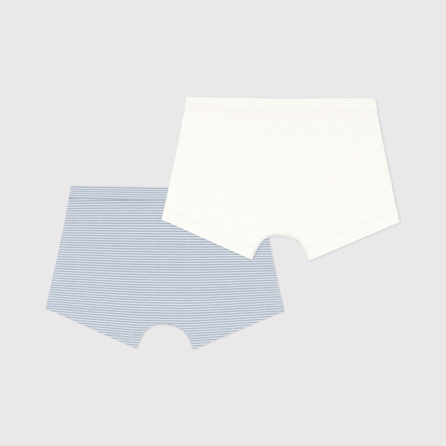 Boys Blue Logo Cotton Underwear Set(2 Pack)