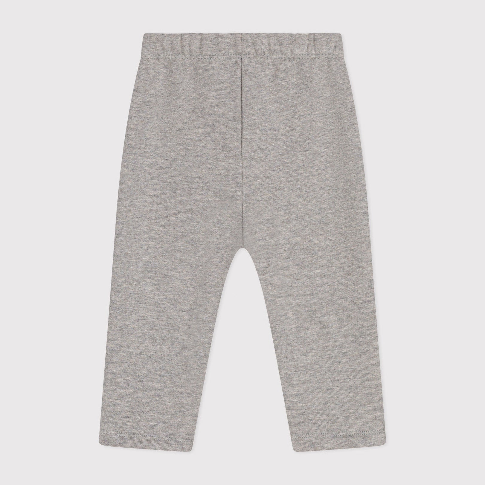 Baby Boys & Girls Grey Cotton Trousers