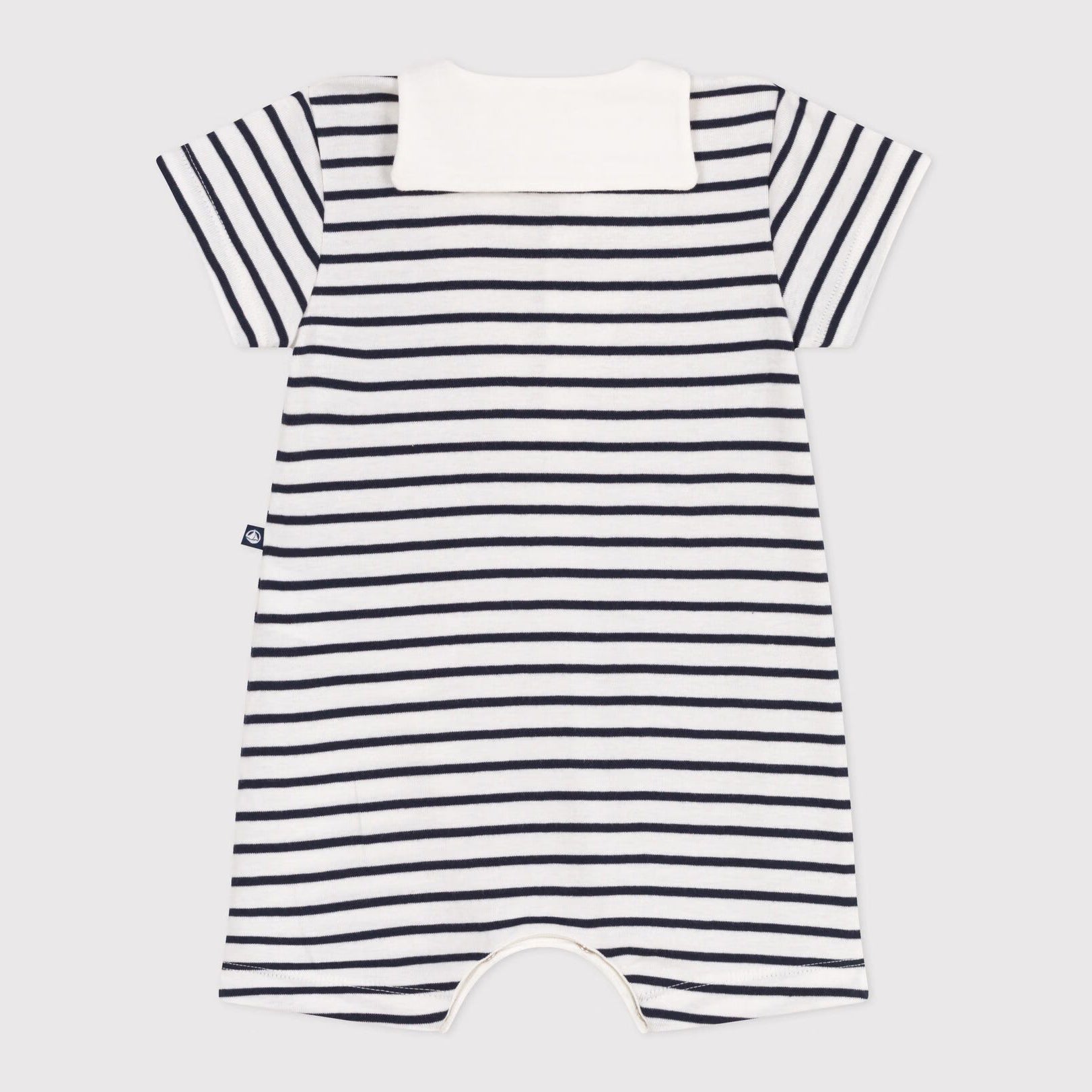 Baby Boys & Girls Black And White Stripe Cotton Bodysuit