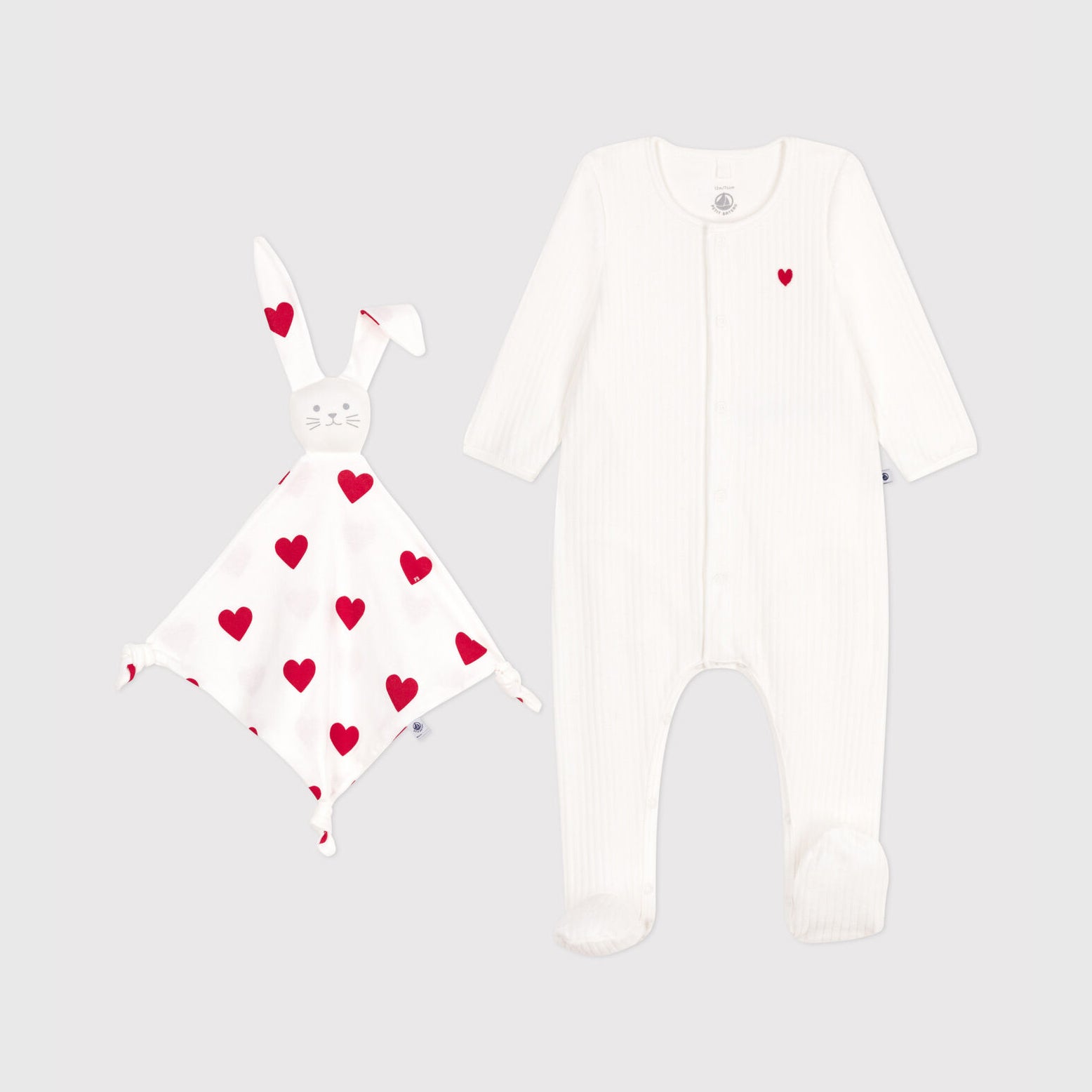 Baby Boys & Girls White Cotton Babysuit Gift Set
