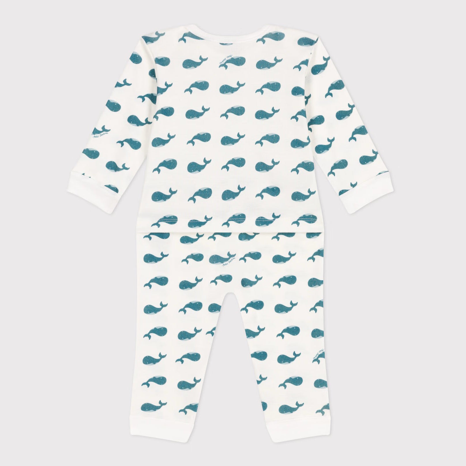 Baby Boys & Girls Blue Printed Cotton Bodysuit