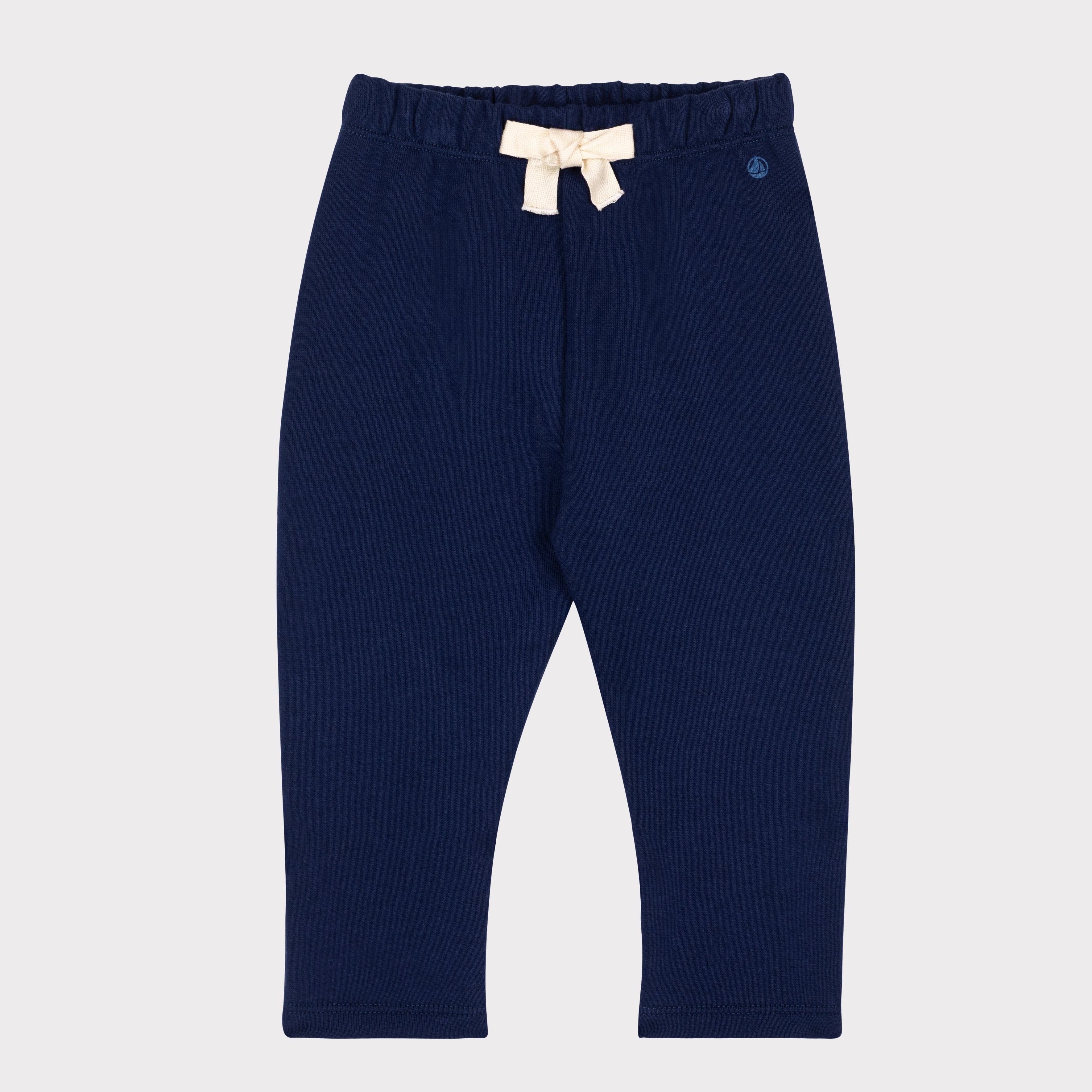 Baby Boys & Girls Dark Blue Cotton Trousers
