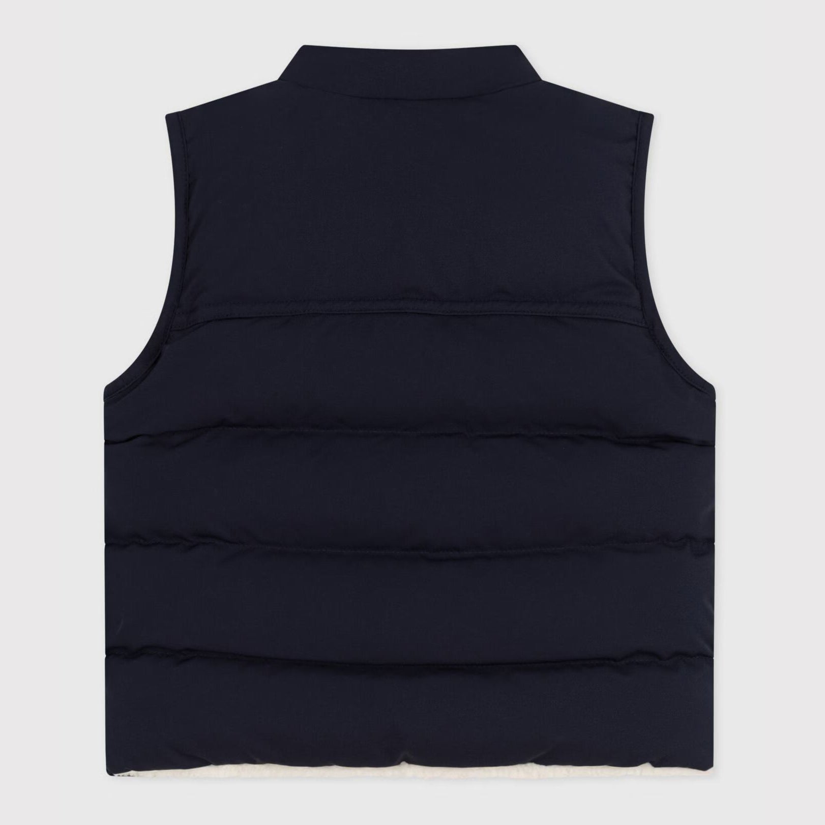 Baby Boys Navy Reversible Padded Gilet