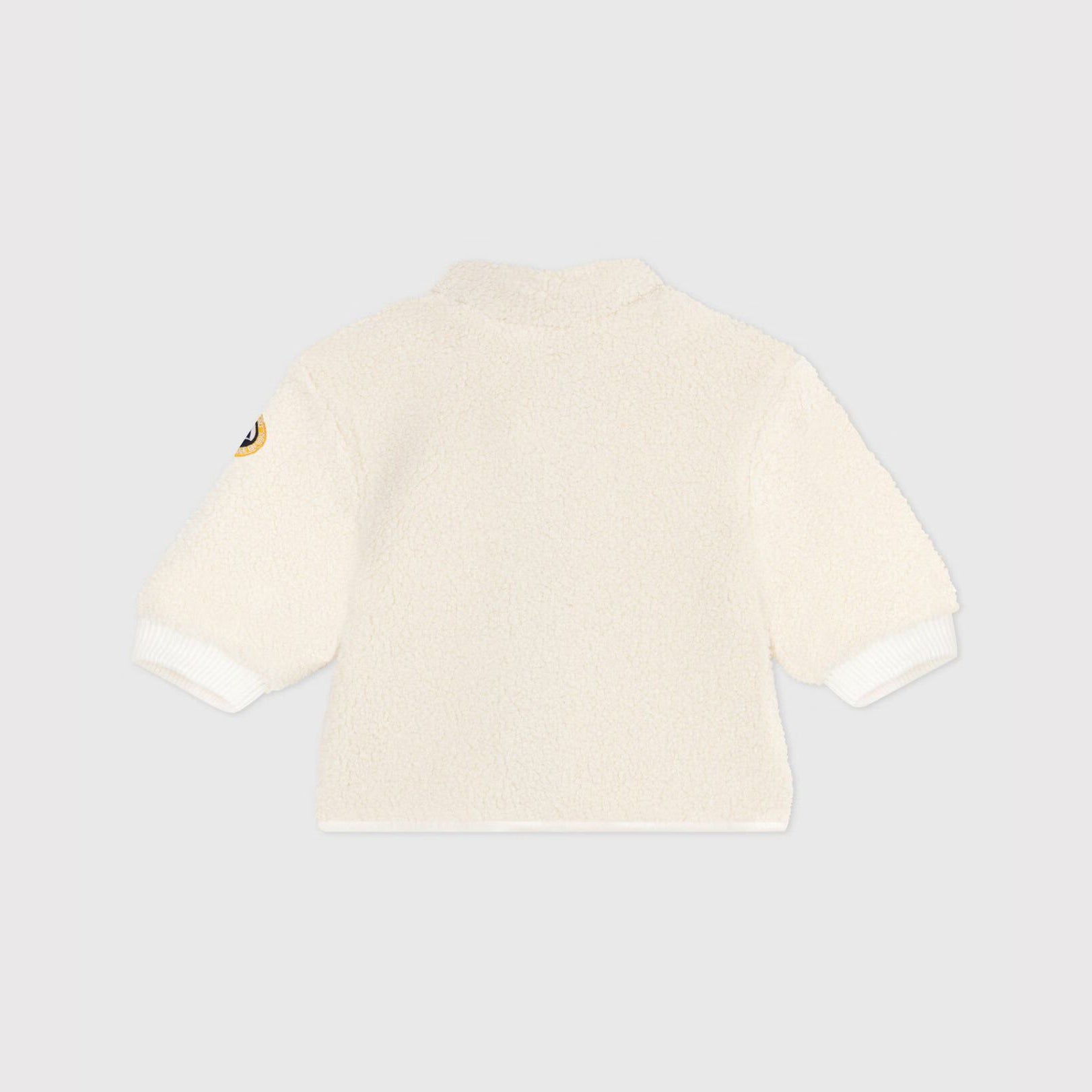 Baby Boys & Girls White Plush Jacket