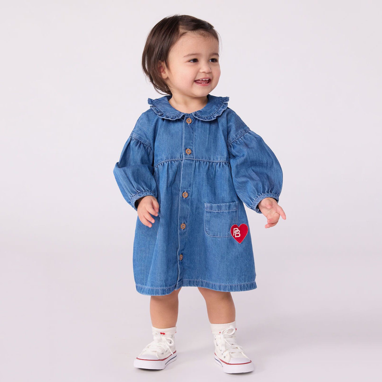 Baby Girls Blue Denim Dress