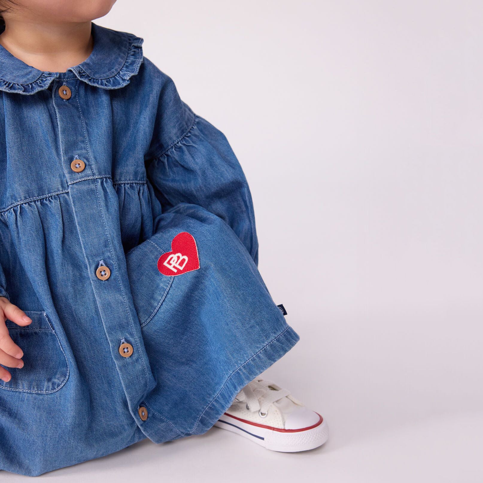 Baby Girls Blue Denim Dress