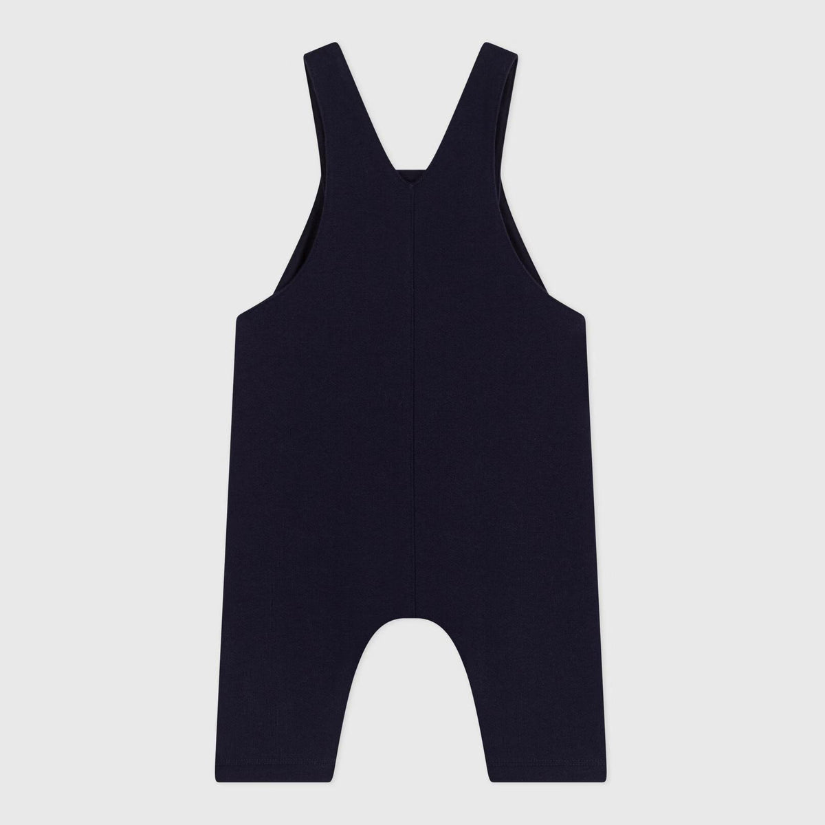 Baby Boys & Girls Navy Cotton Jumpsuit
