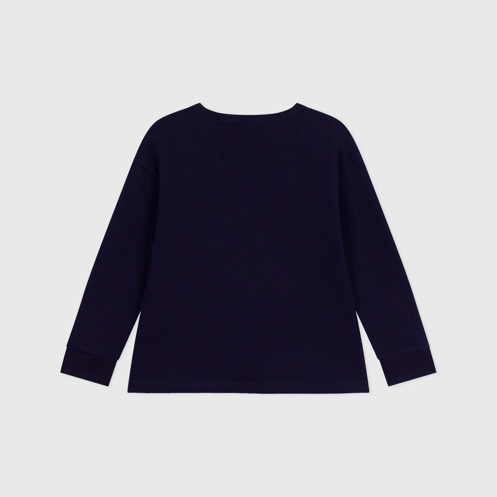 Boys Navy Logo Cotton T-Shirt