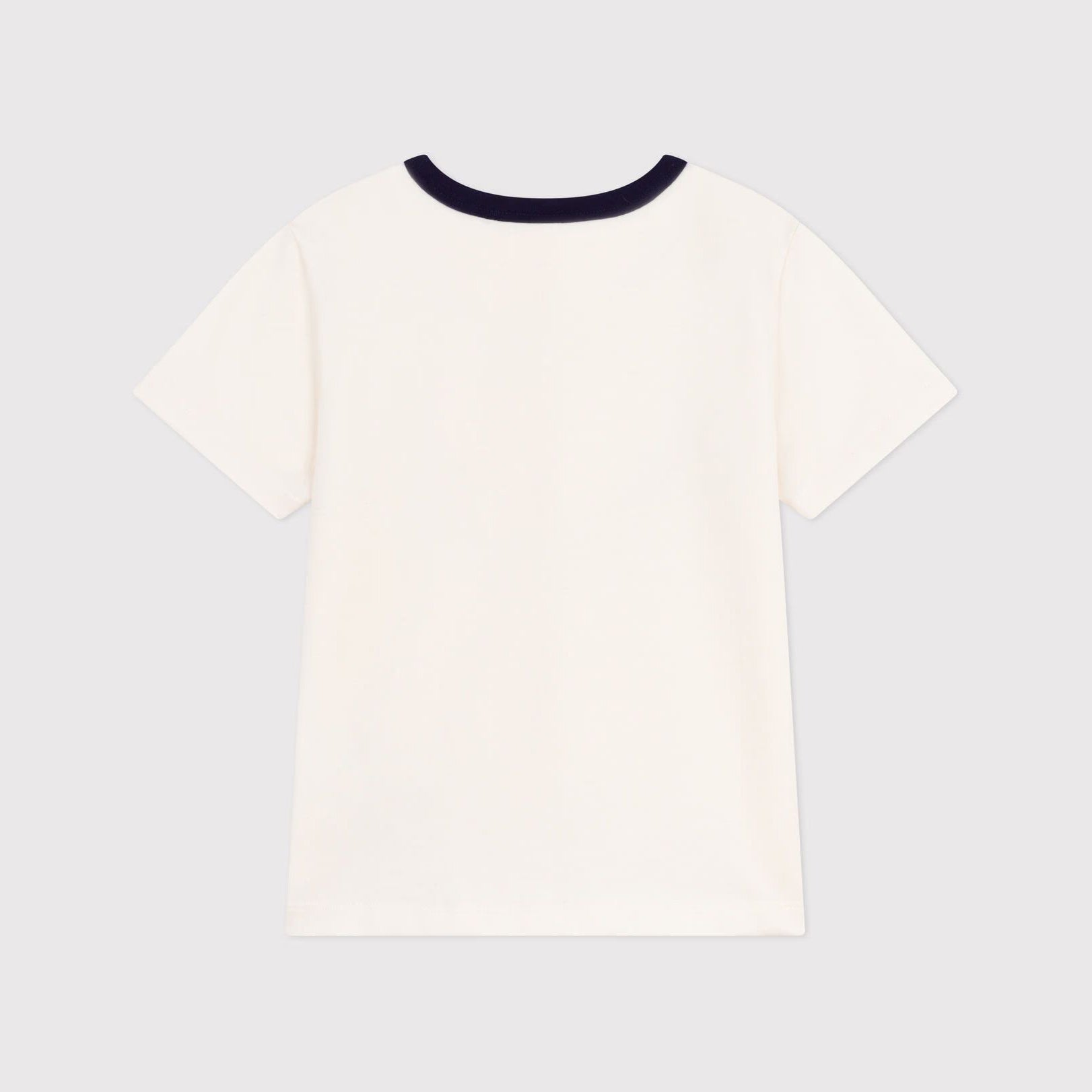 Boys & Girls White Logo Cotton T-Shirt