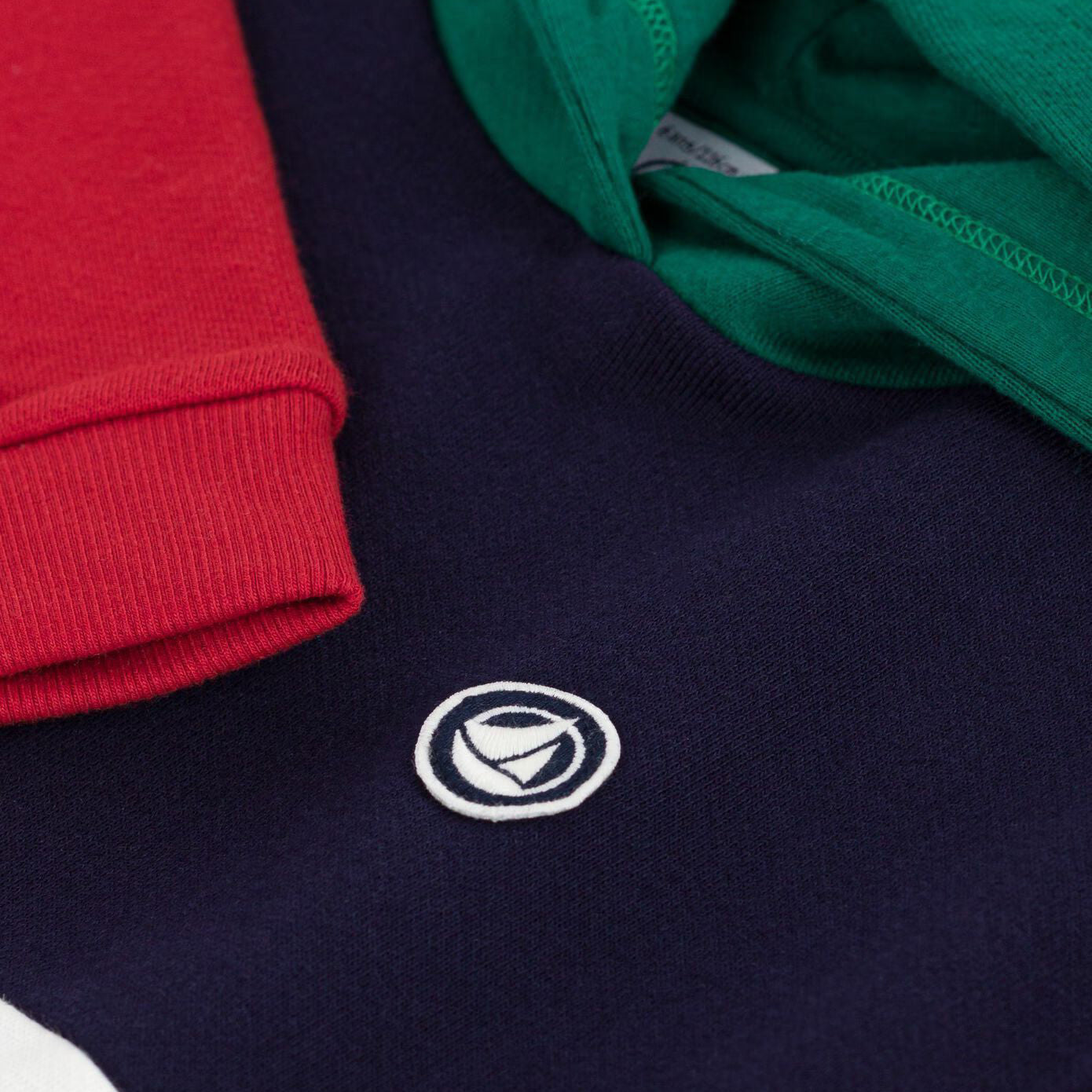 Sweat-shirt à capuche en coton multicolore pour garçons et filles