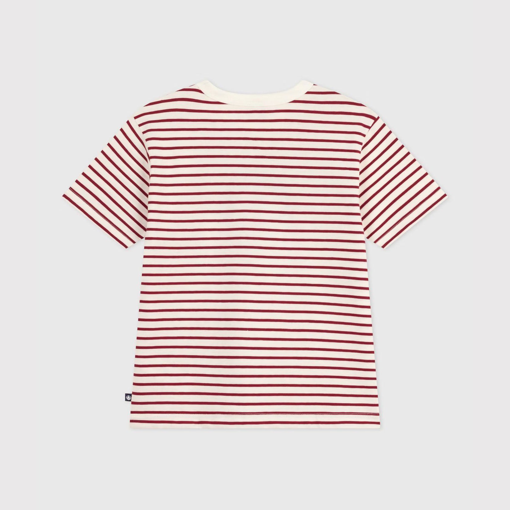 Boys & Girls Red Stripes Cotton T-Shirt