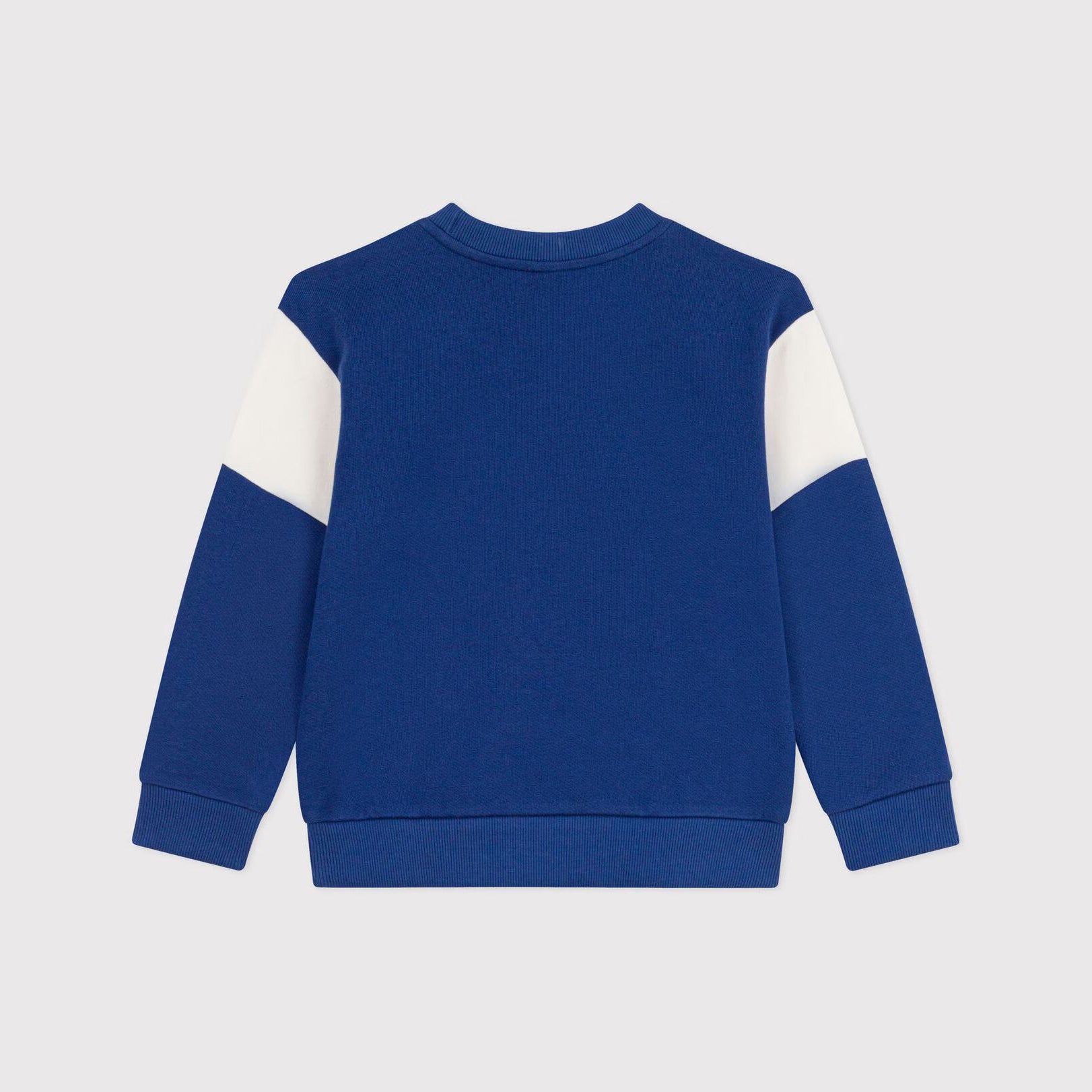 Boys Blue Logo Cotton Sweatshirt