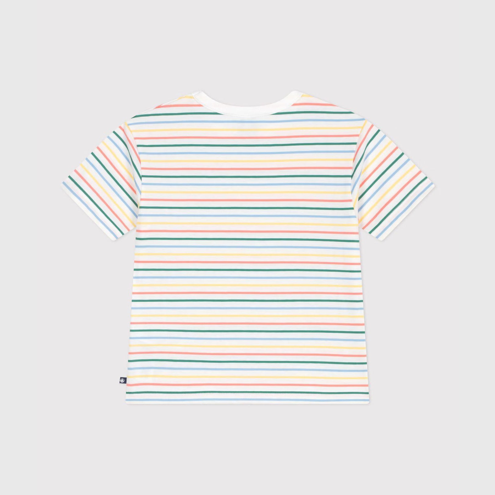 Boys Multicolor Stripes Cotton T-Shirt