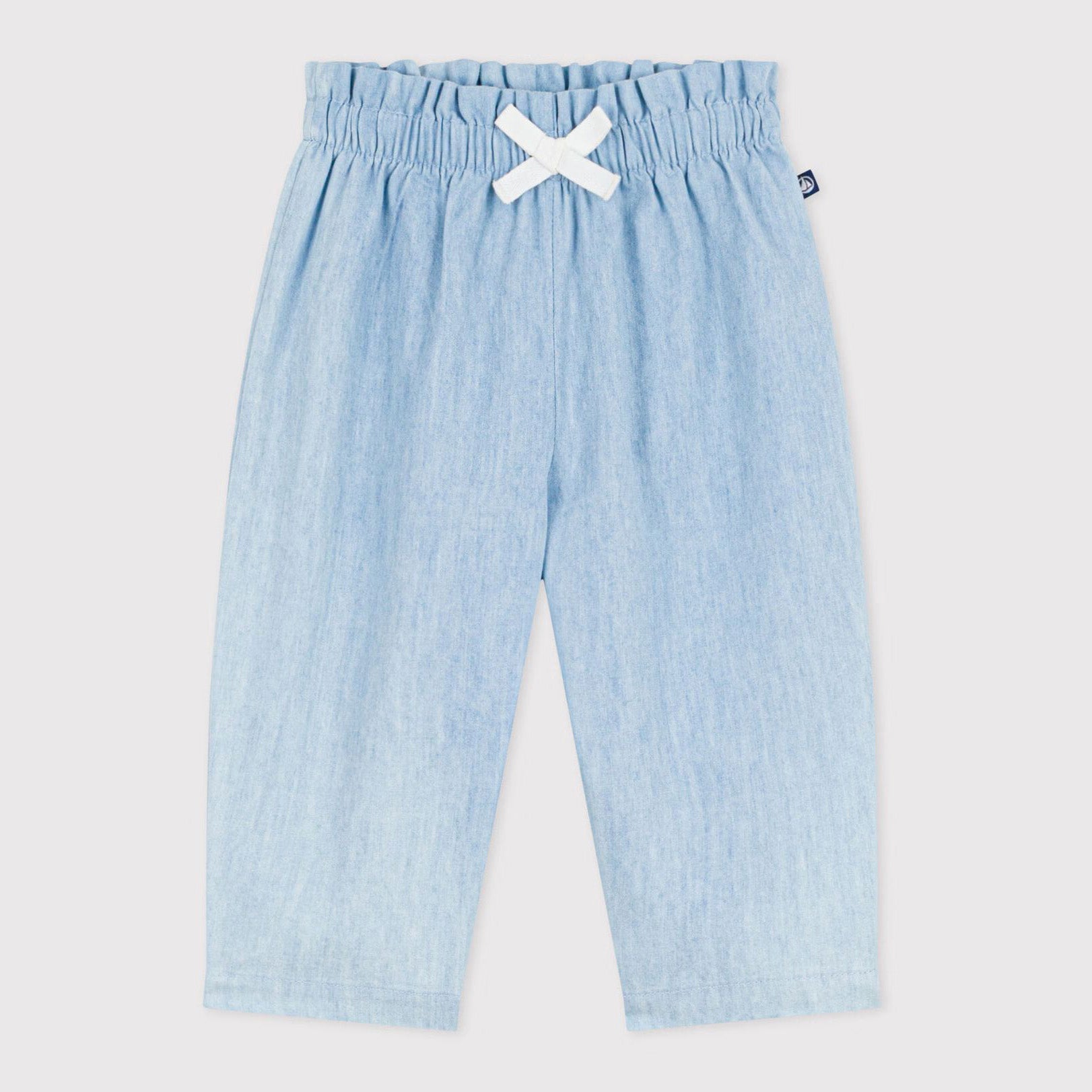 Baby Girls Light Blue Denim Trousers