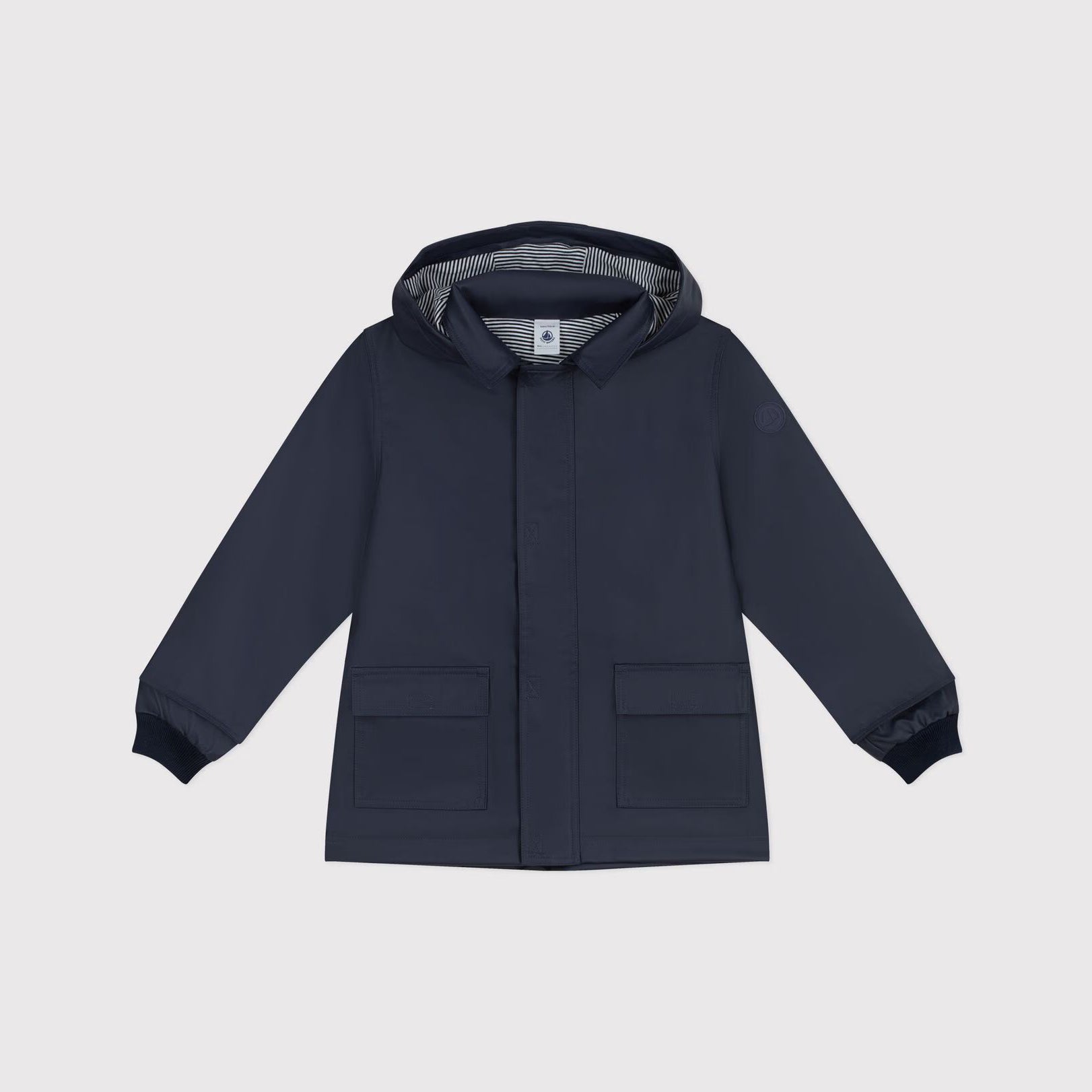 Boys Navy Rain Coat