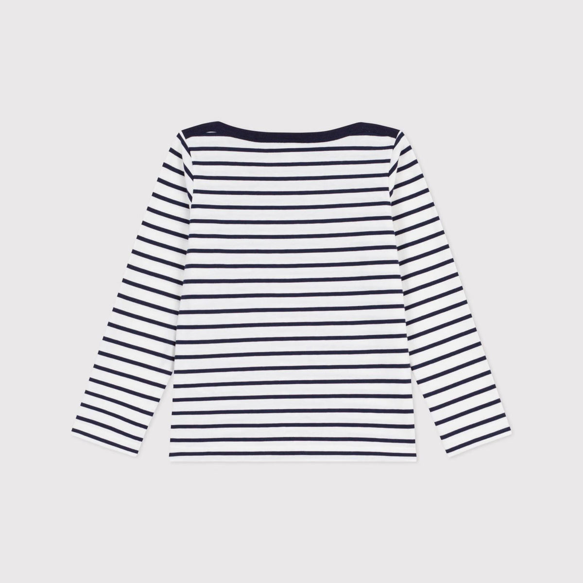 Boys & Girls Navy Stripes Cotton T-Shirt