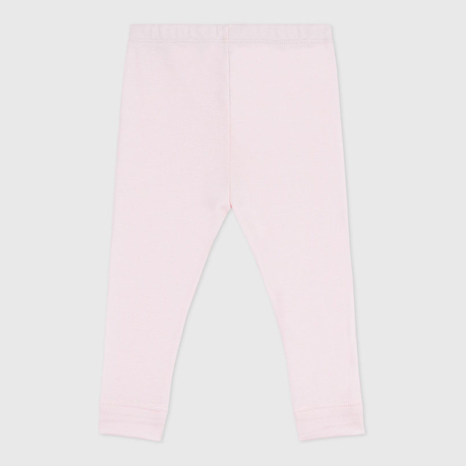 Baby Girls Light Pink Cotton Leggings