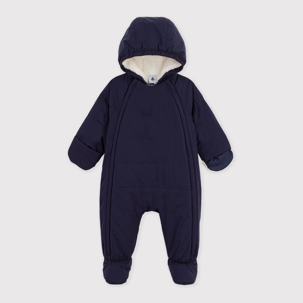 Baby Boys & Girls Navy Padded Babysuit