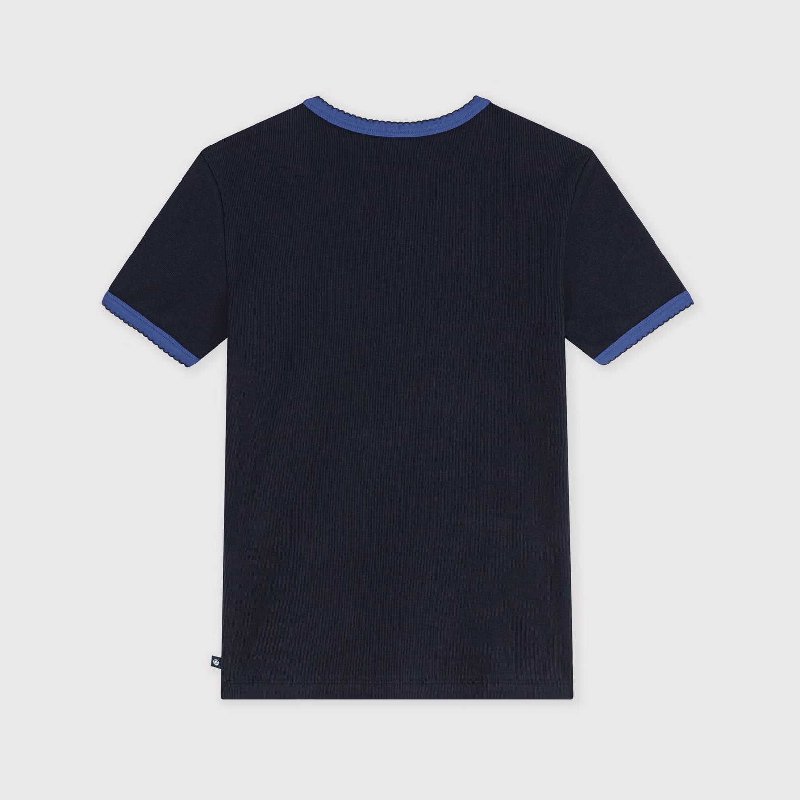 T-shirt en coton bleu marine pour femme