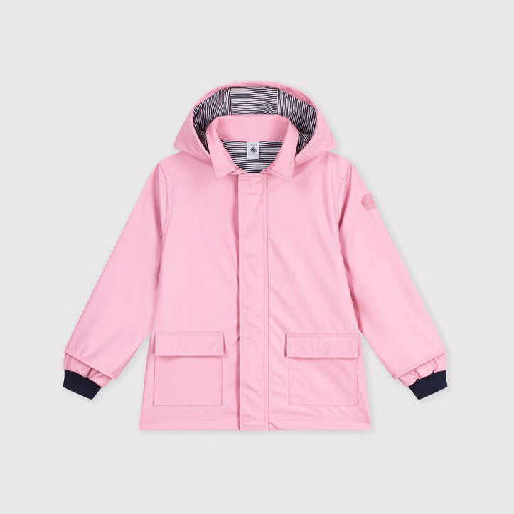 Imperméable rose pour filles