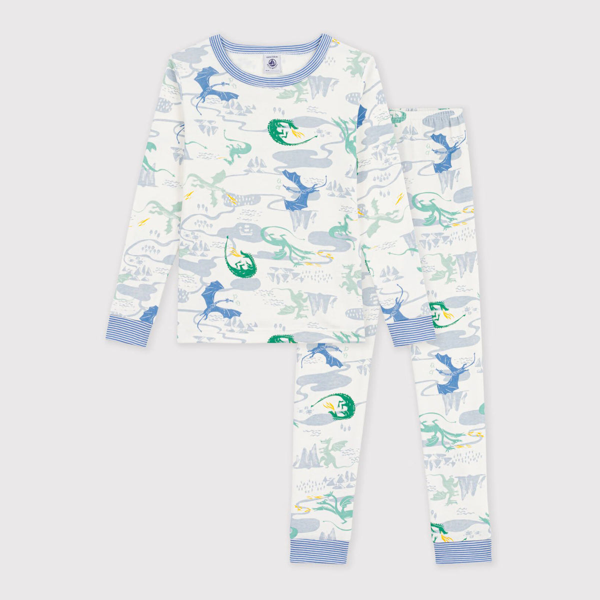 Boys Multicolor Printed Cotton Nightwear Set