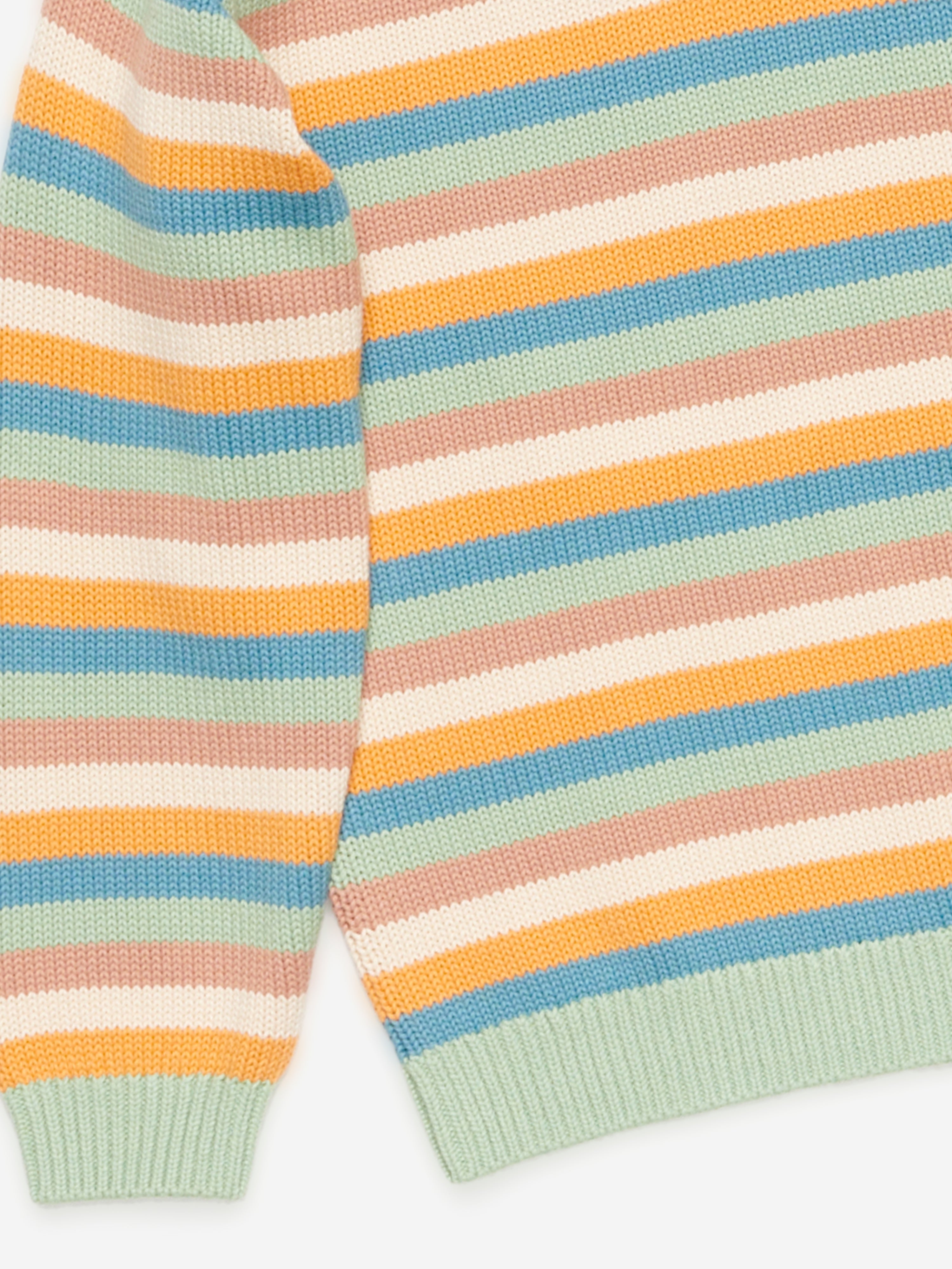 Kids Striped Knitted Jumper in Multicolour