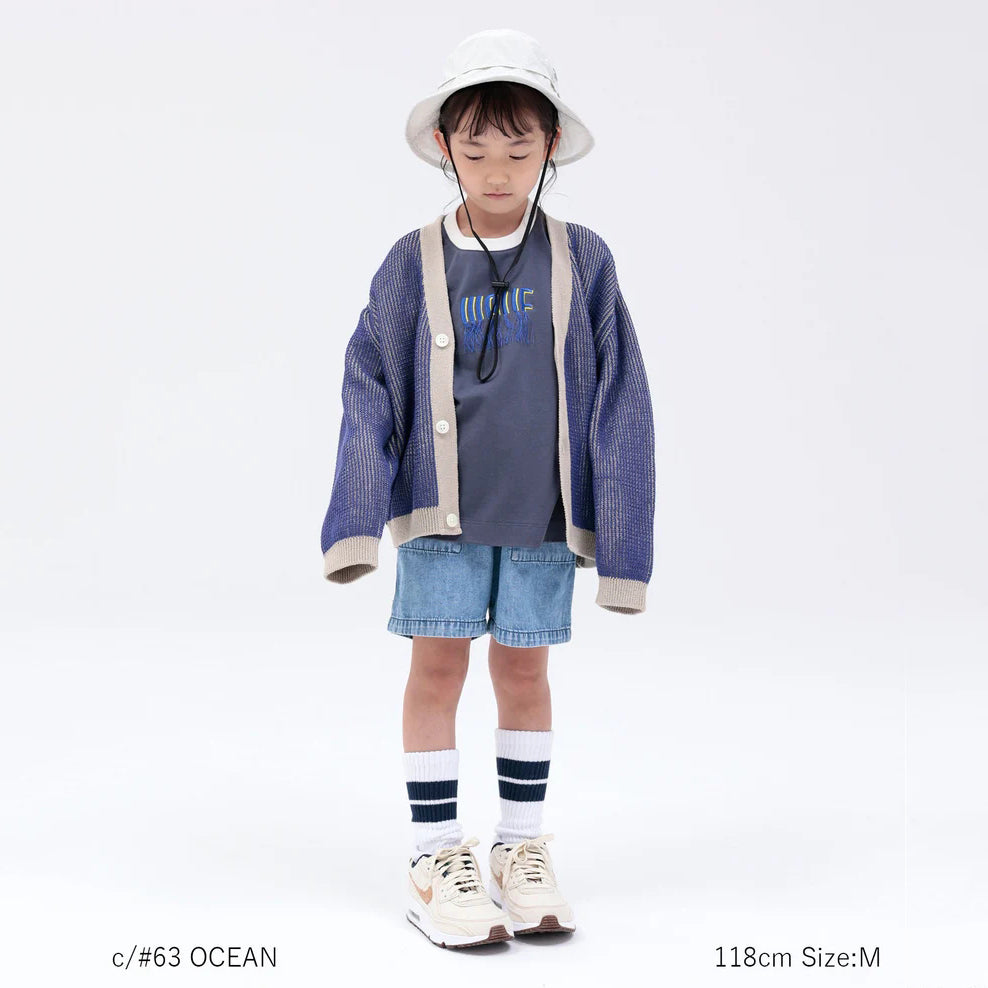 Shorts en jean bleu garçons et filles