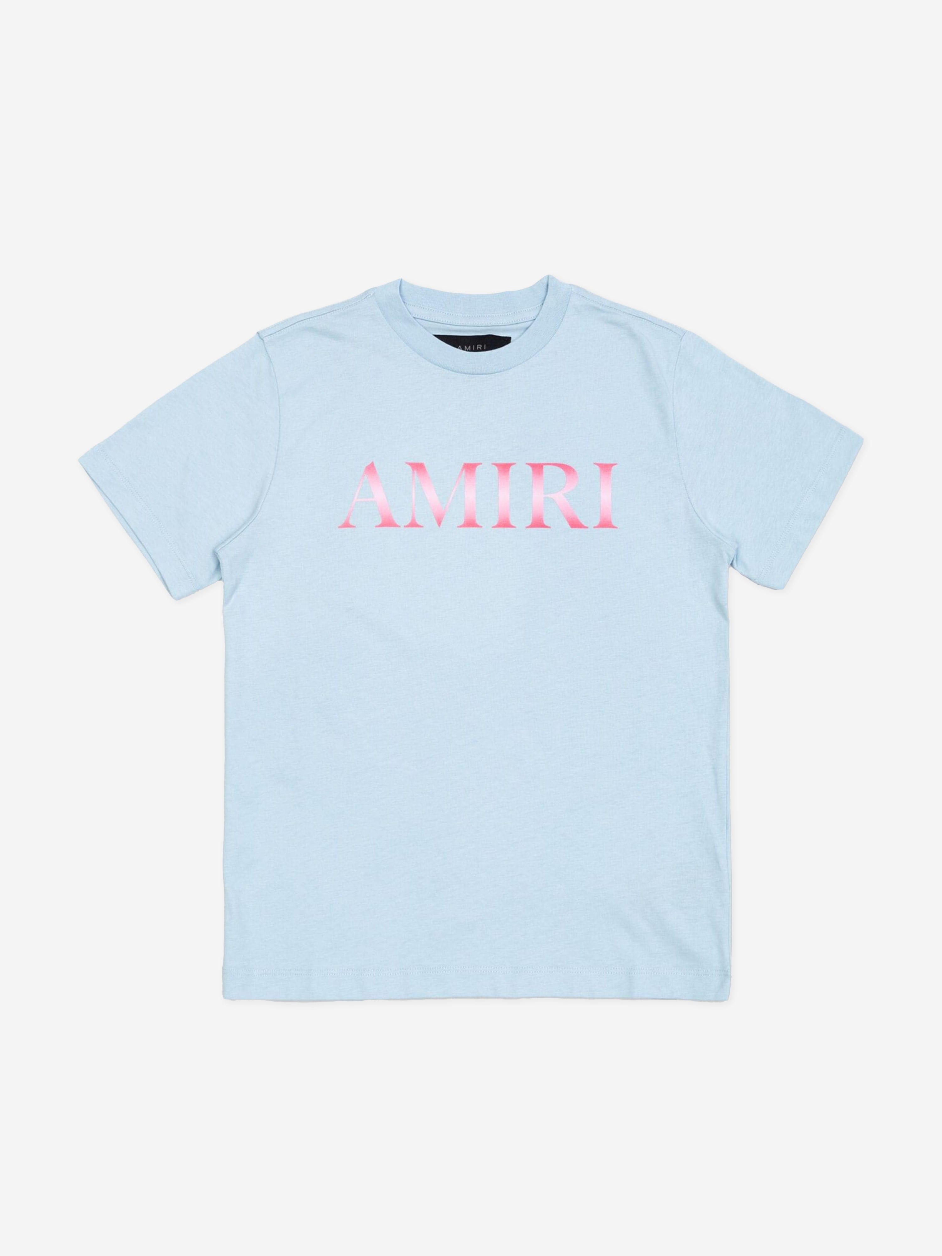 Amiri Girls Core Gradient T-Shirt in Blue