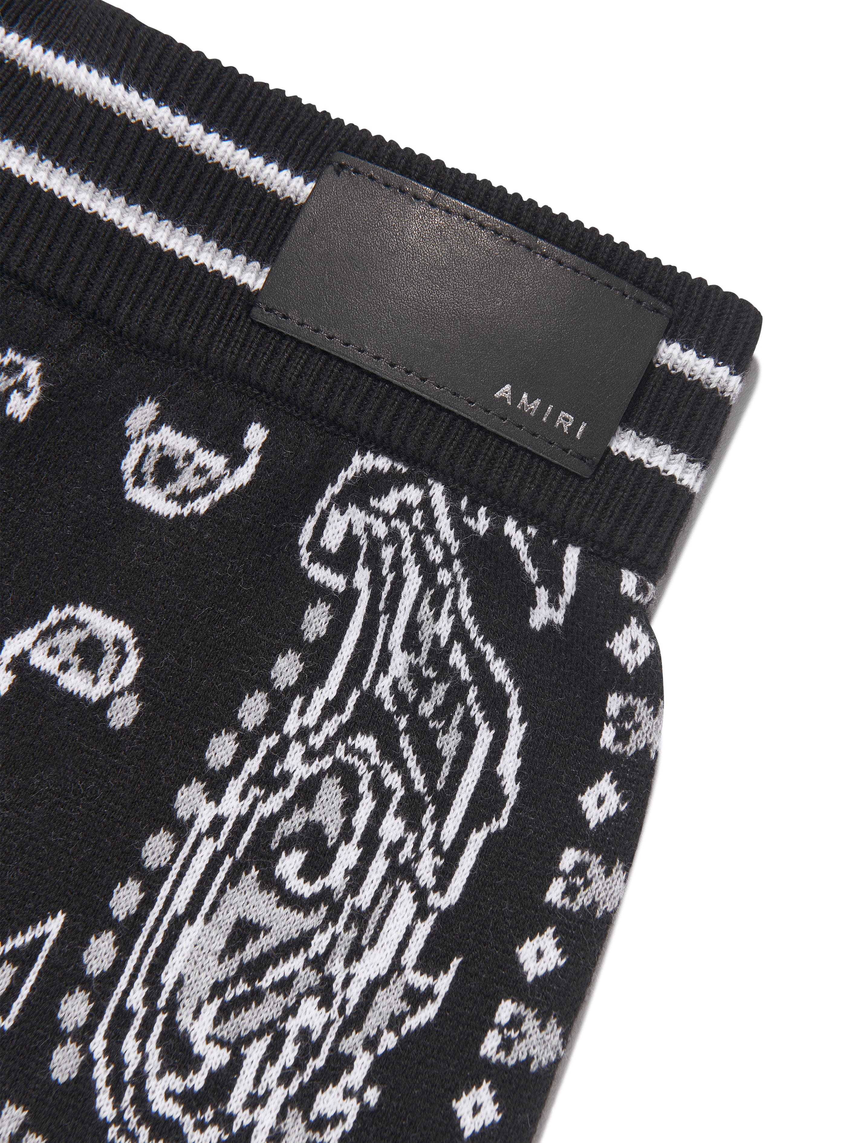 Amiri Boys Bandana Shorts in Black