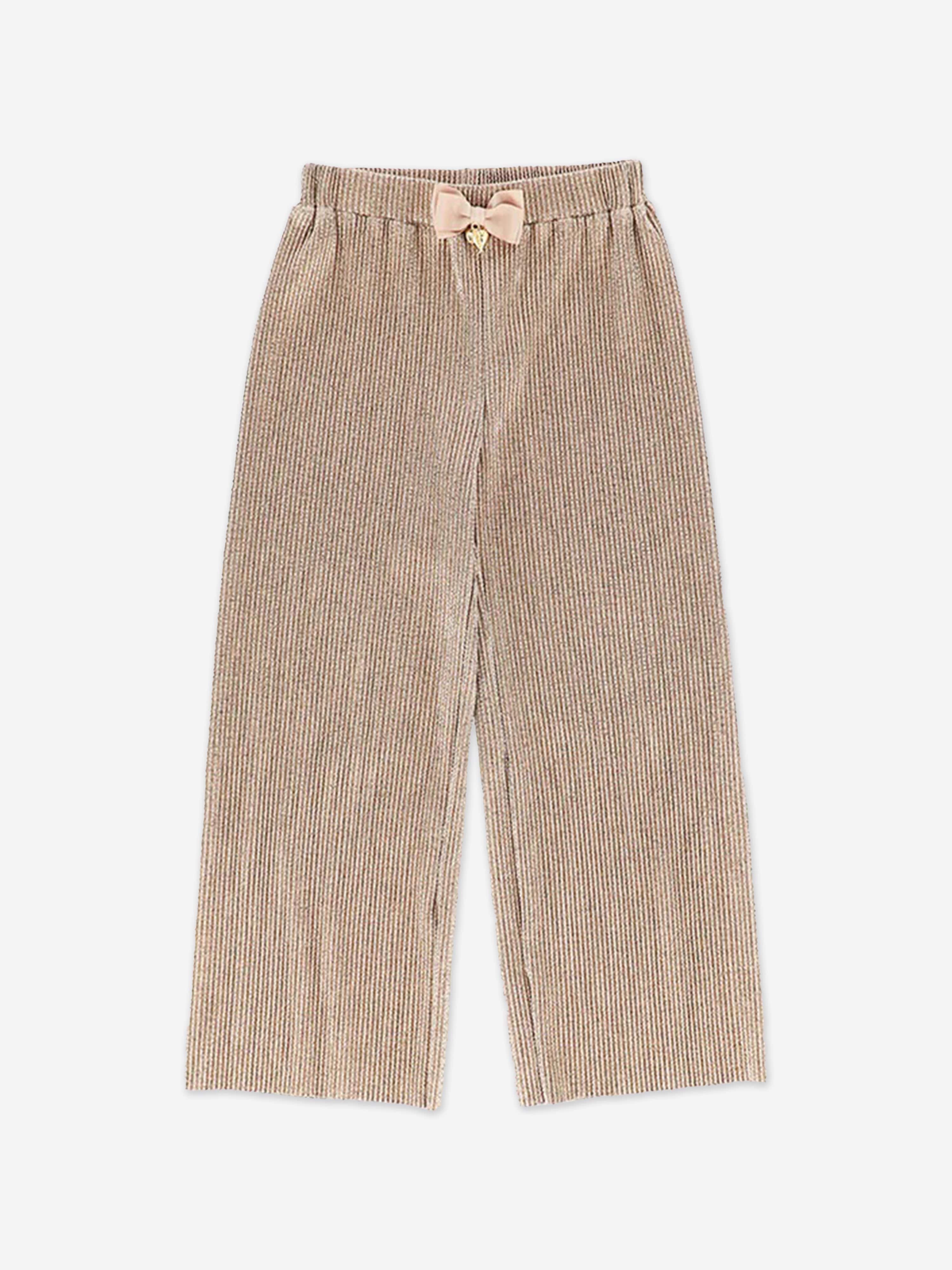 Girls Fortune Pleated Set in Gold