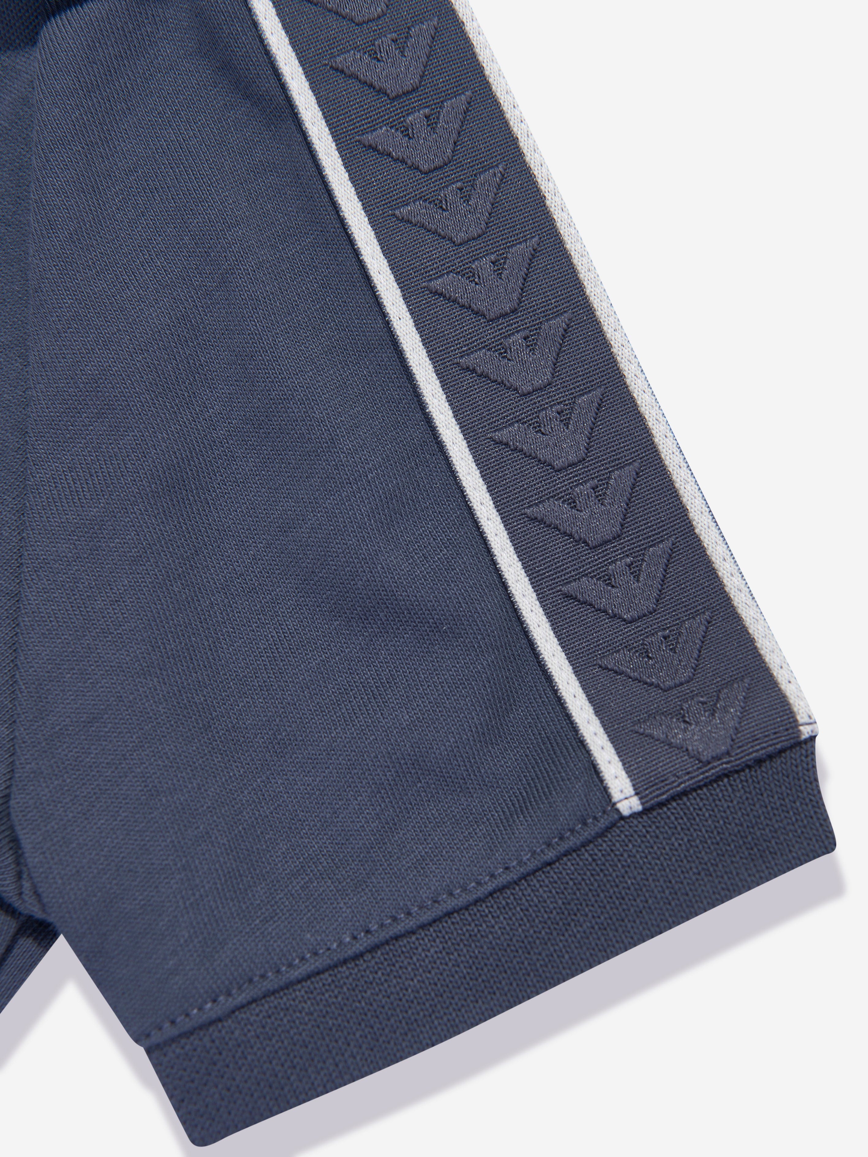 Baby Boys Branded Polo Shirt in Blue