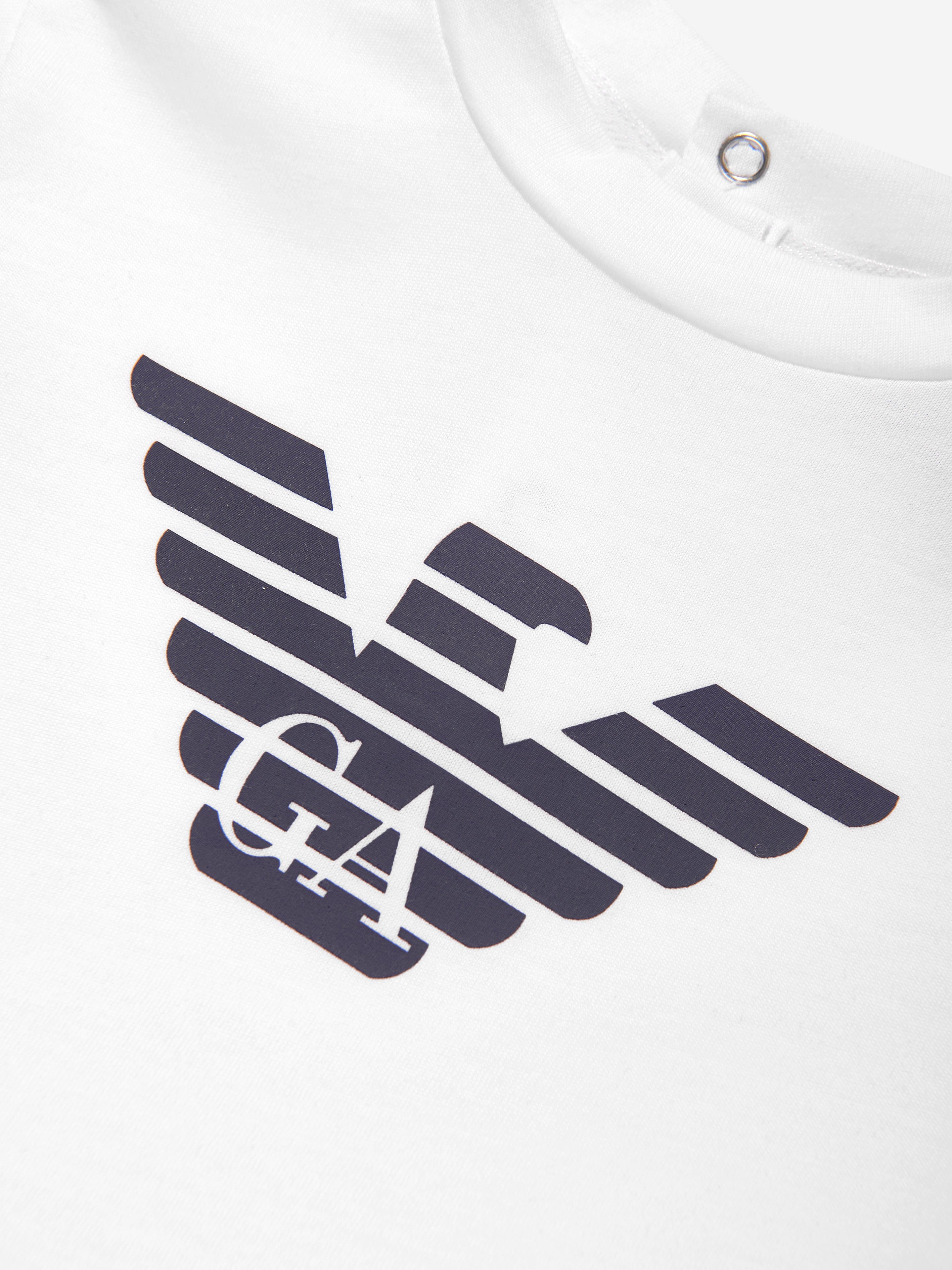 Baby Boys Logo T-Shirt in White