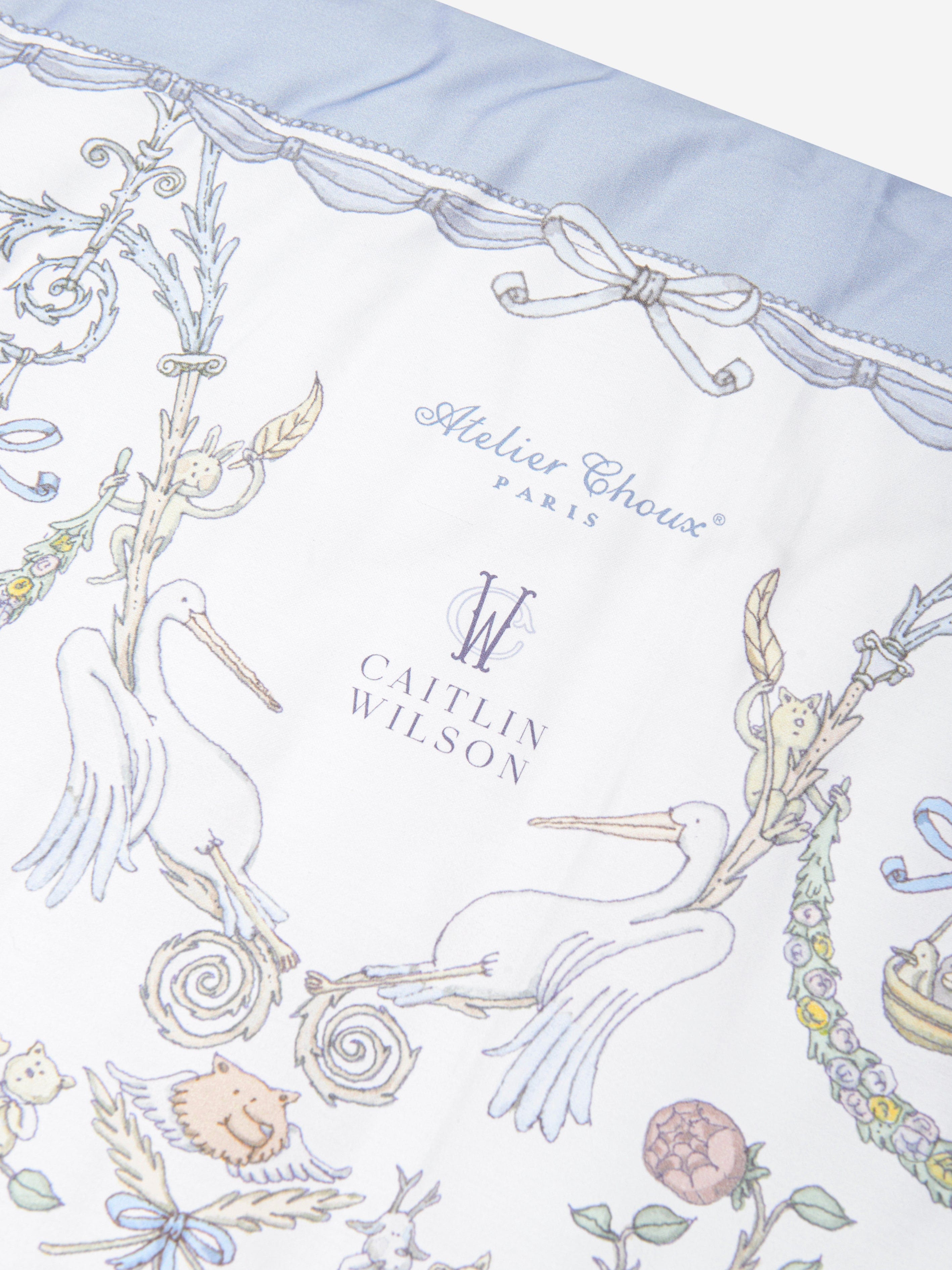 Atelier Choux Baby Toile De Jouy Atelier Choux & Caitlin Wilson Reversible Quilt in Multicolour (130cm)