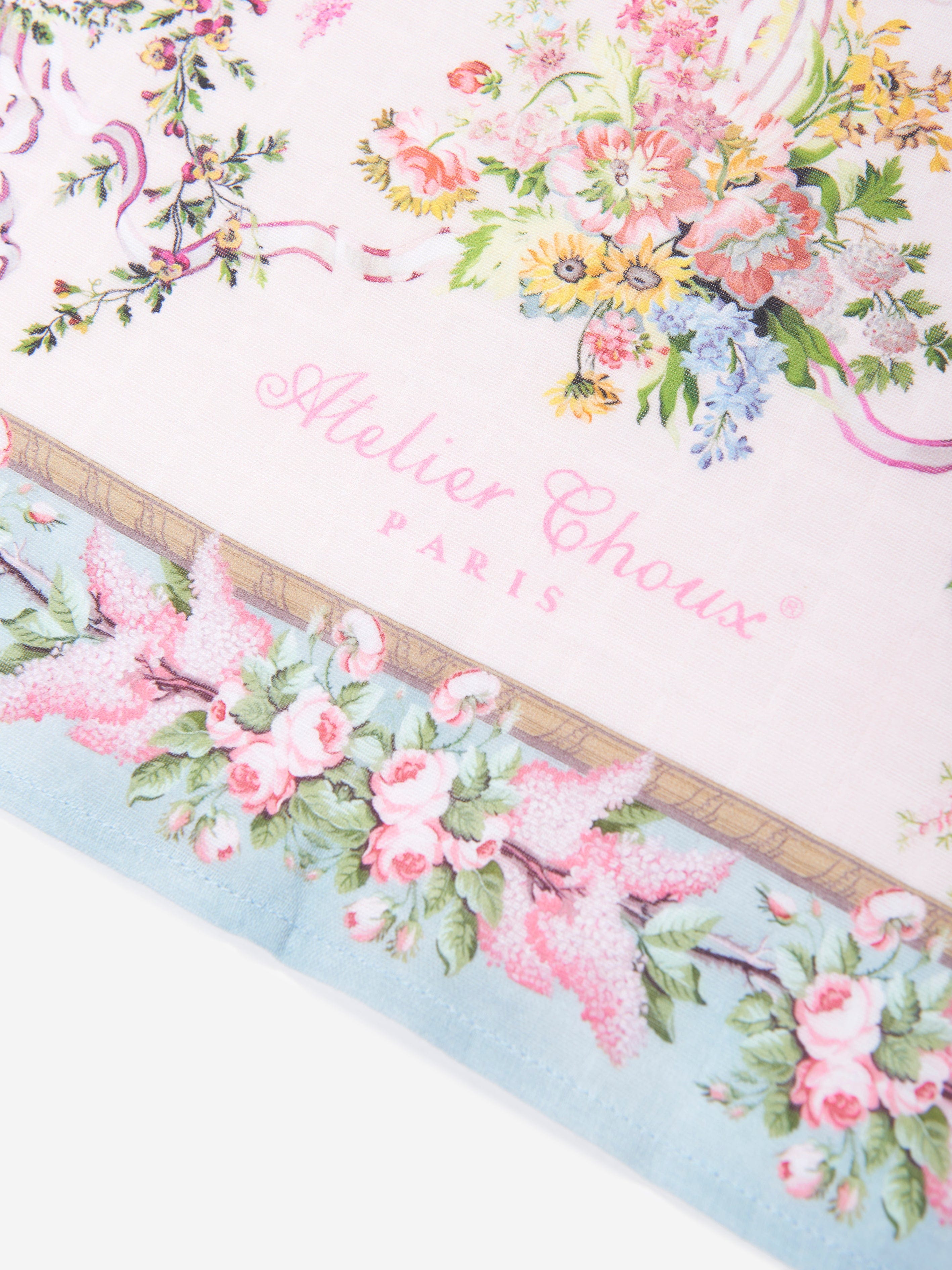 Atelier Choux Baby Marie Antoinette Swaddle in Pink (100cm)