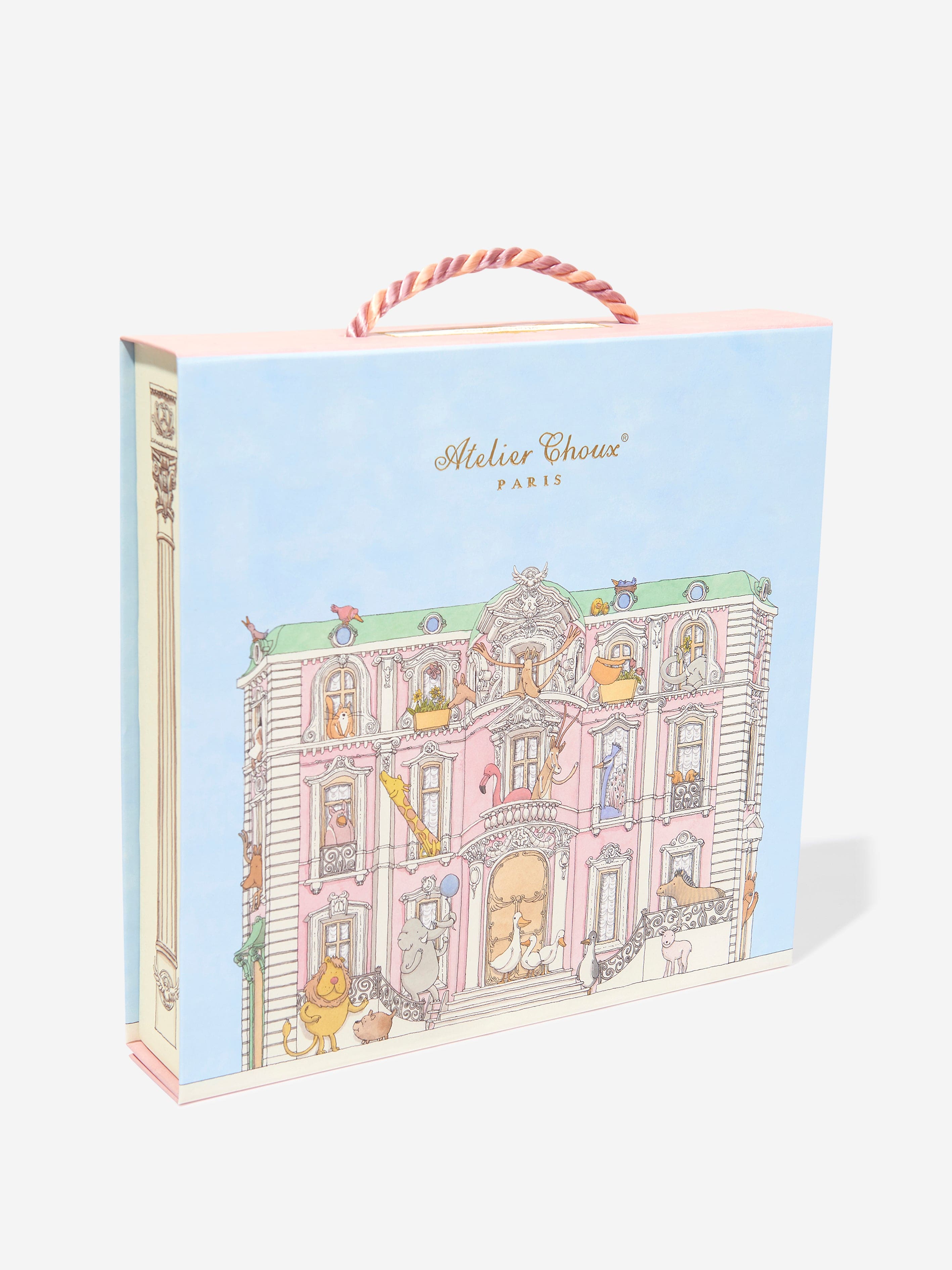Atelier Choux Baby Marie Antoinette Swaddle in Pink (100cm)