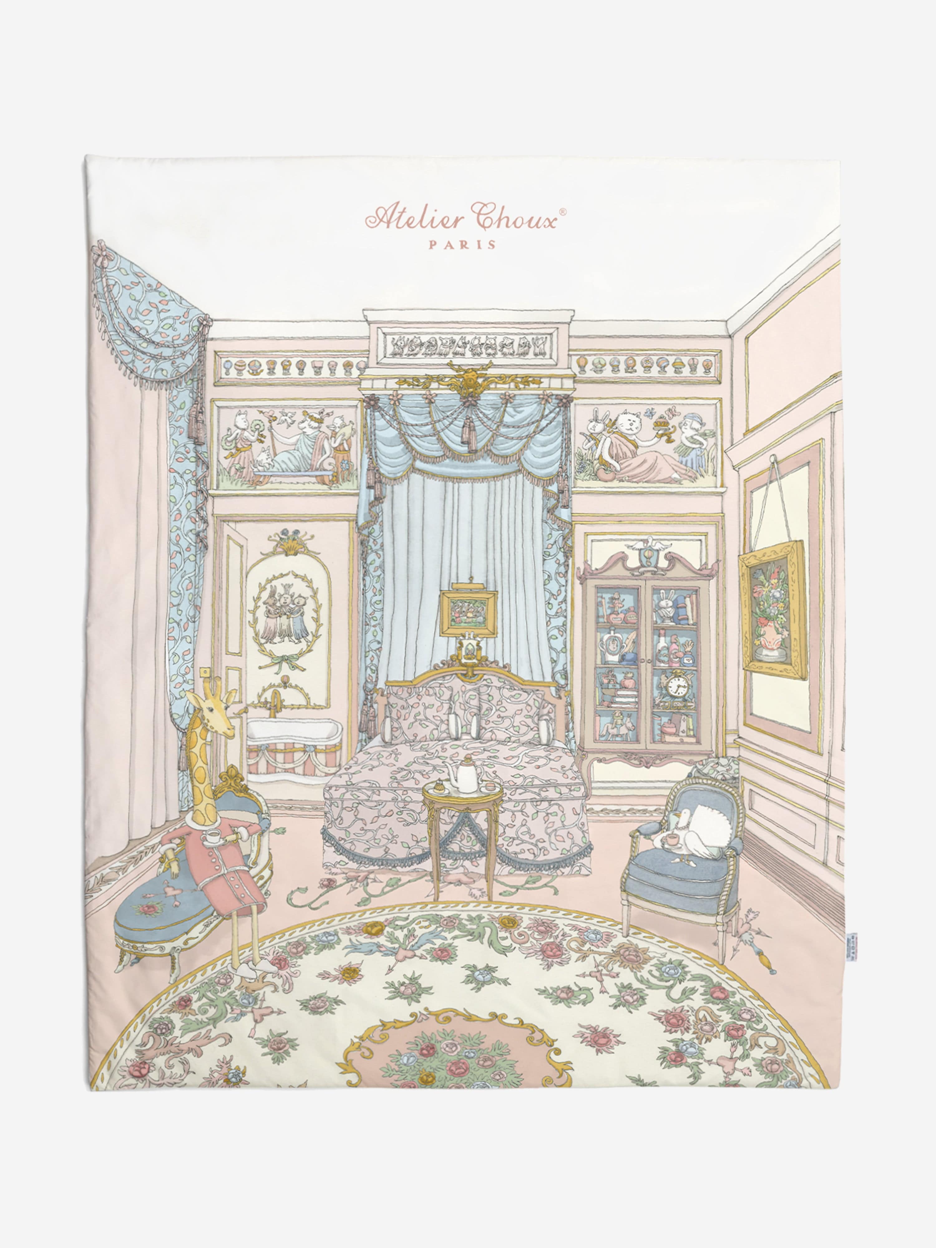 Atelier Choux Baby French Bedroom Quilt in Multicolour (100 × 130 cm)