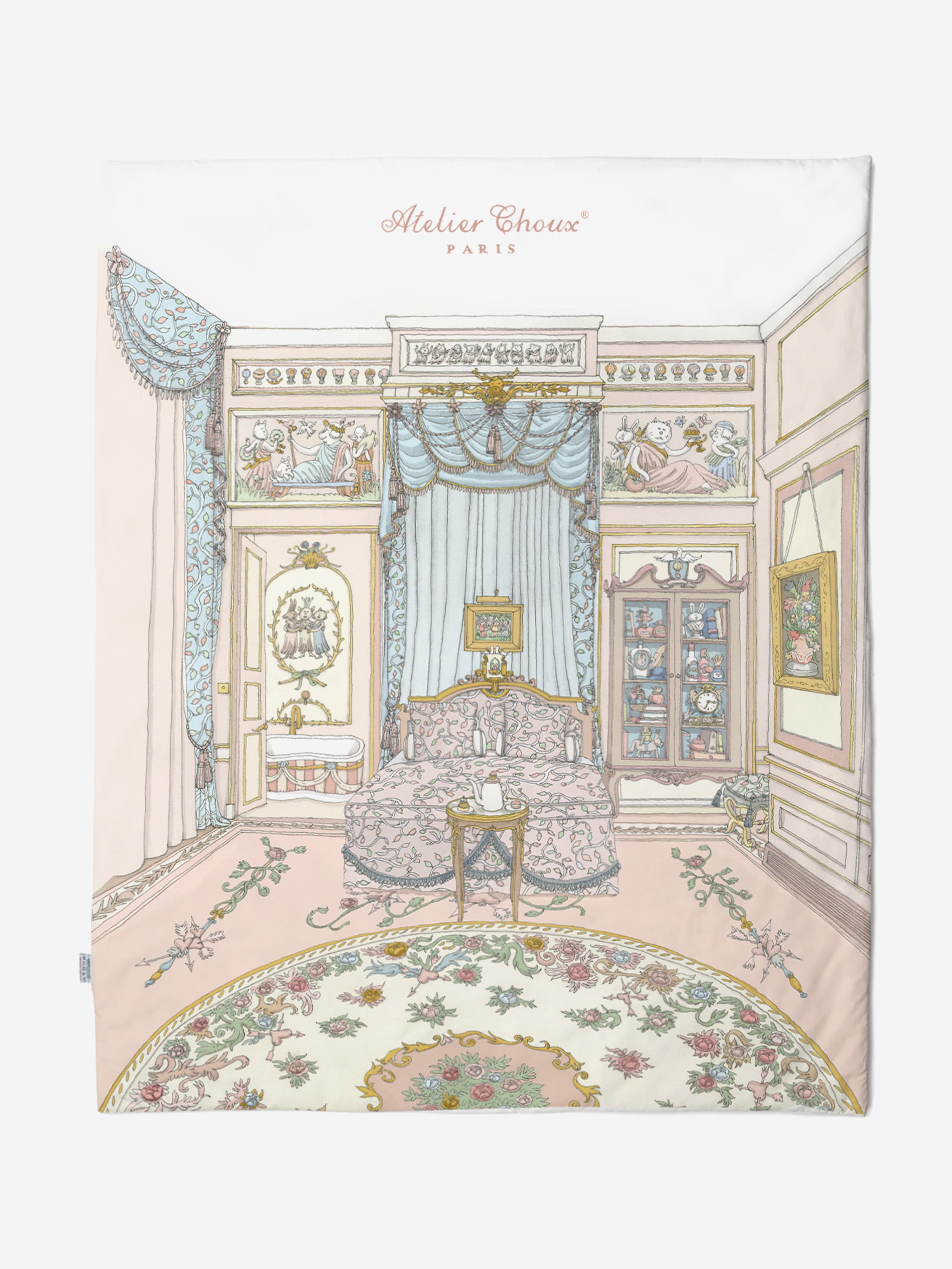 Atelier Choux Baby French Bedroom Quilt in Multicolour (100 × 130 cm)