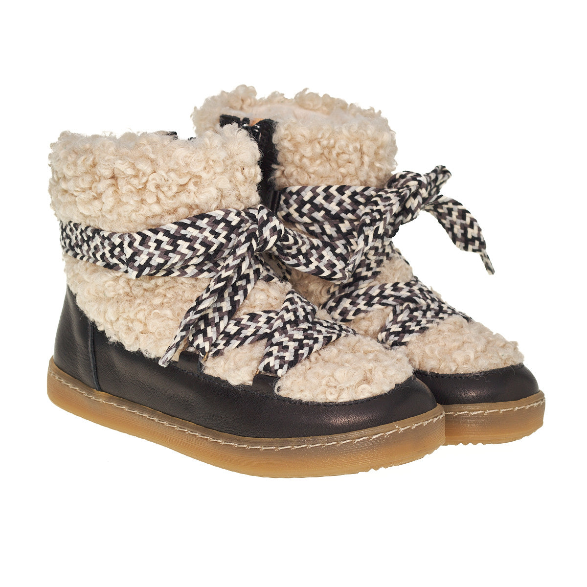 Boys & Girls Black Shoes