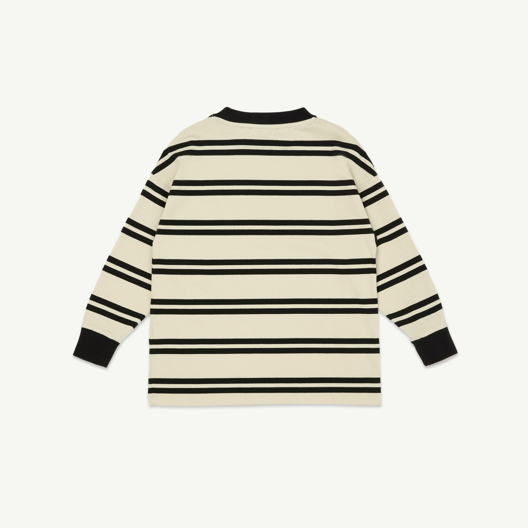 Boys & Girls Beige Stripes Cotton T-Shirt