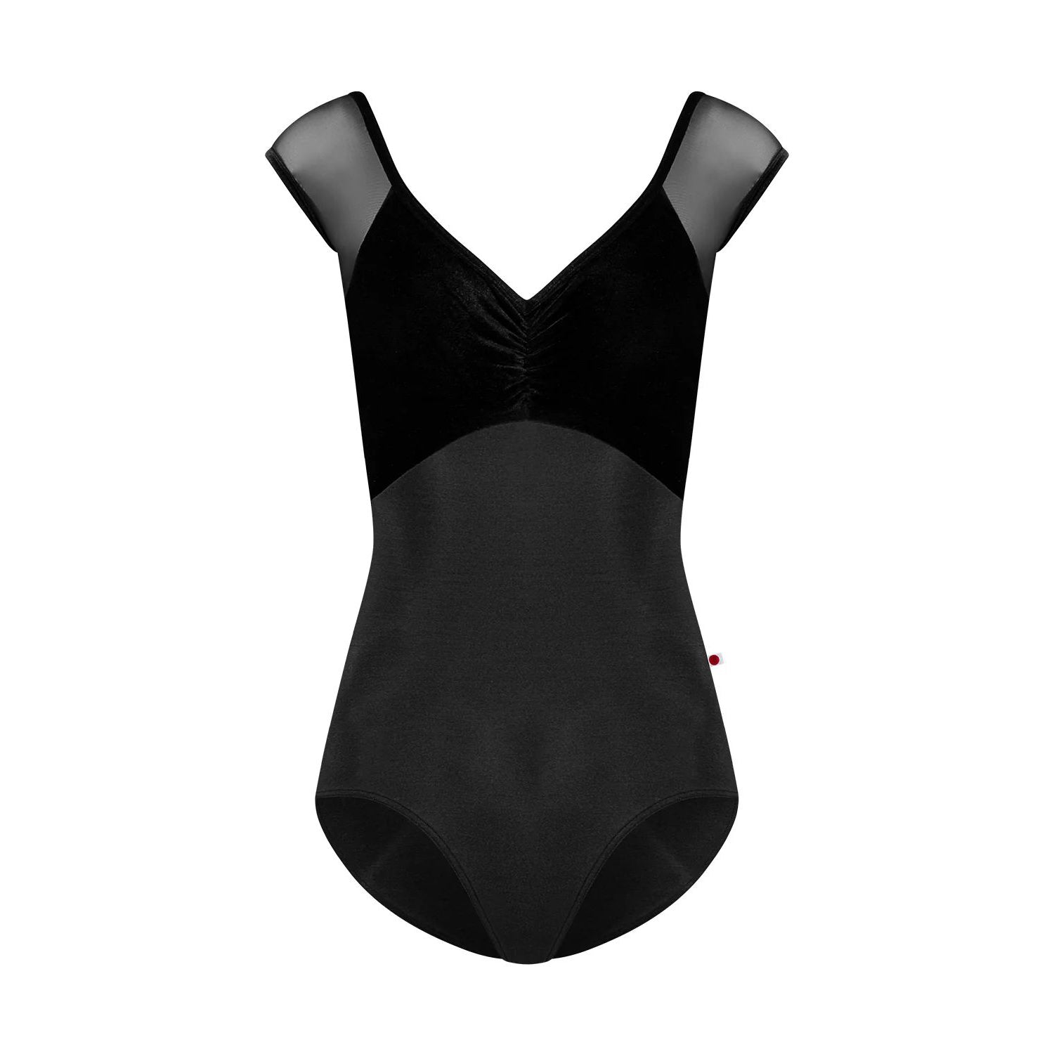 Women Black "Elli/N-Black/V-Black/Mesh Black/V-Black" Ballet Onesies