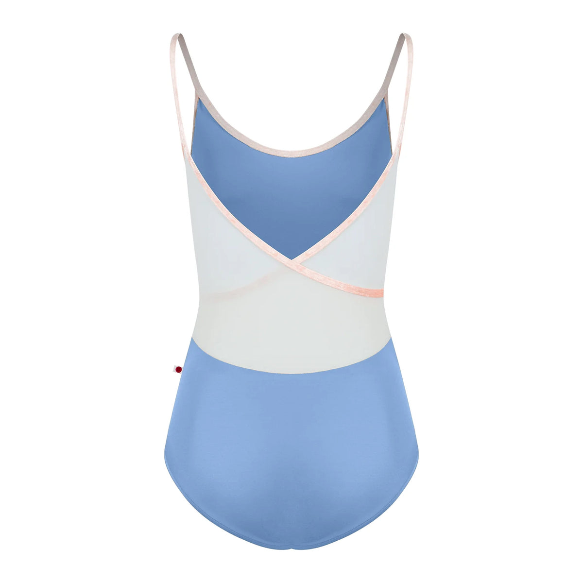 Collants de danse une pièce pour femme "Fiona/T-Paradise/Mesh Blush/CV-Misty Rose" bleu