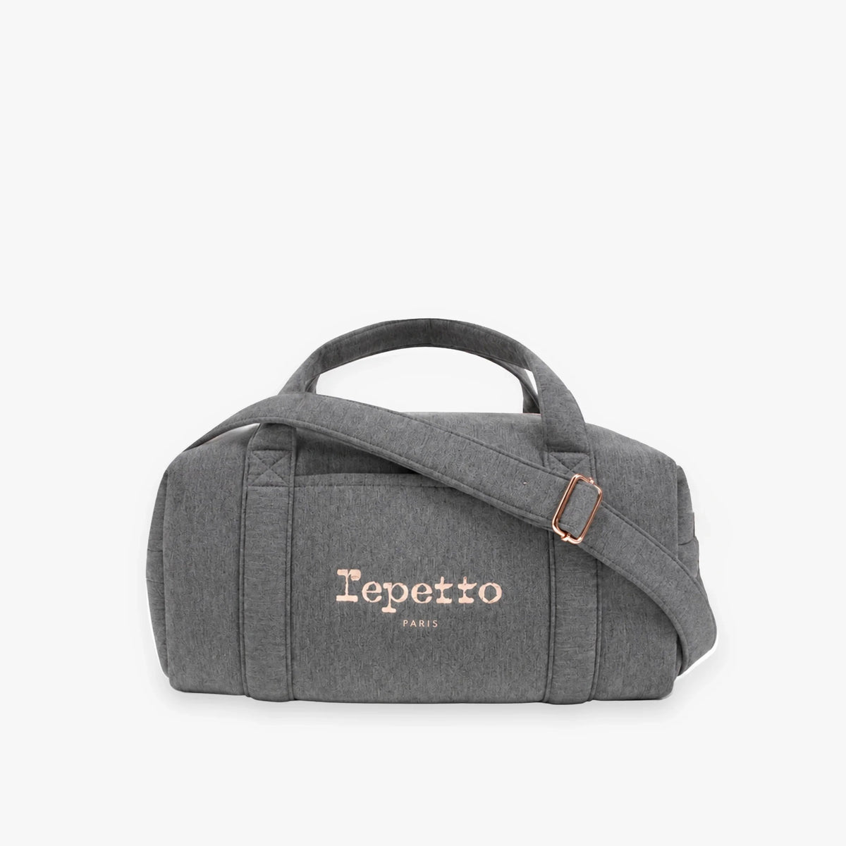 Grey Medium Duffle Bag(H18 cm x W35 cm x D22 cm)