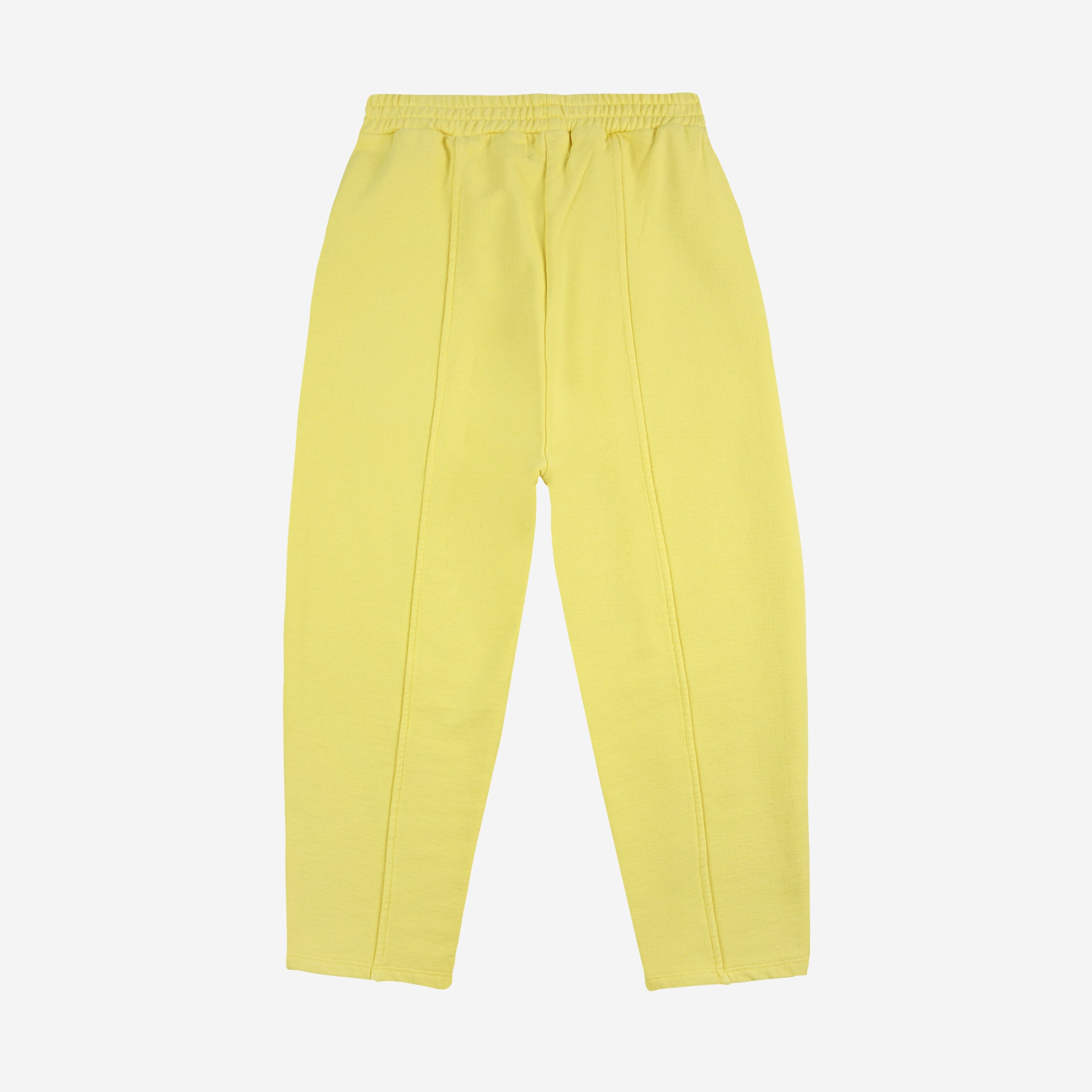 Boys & Girls Yellow Smiling Cotton Trousers